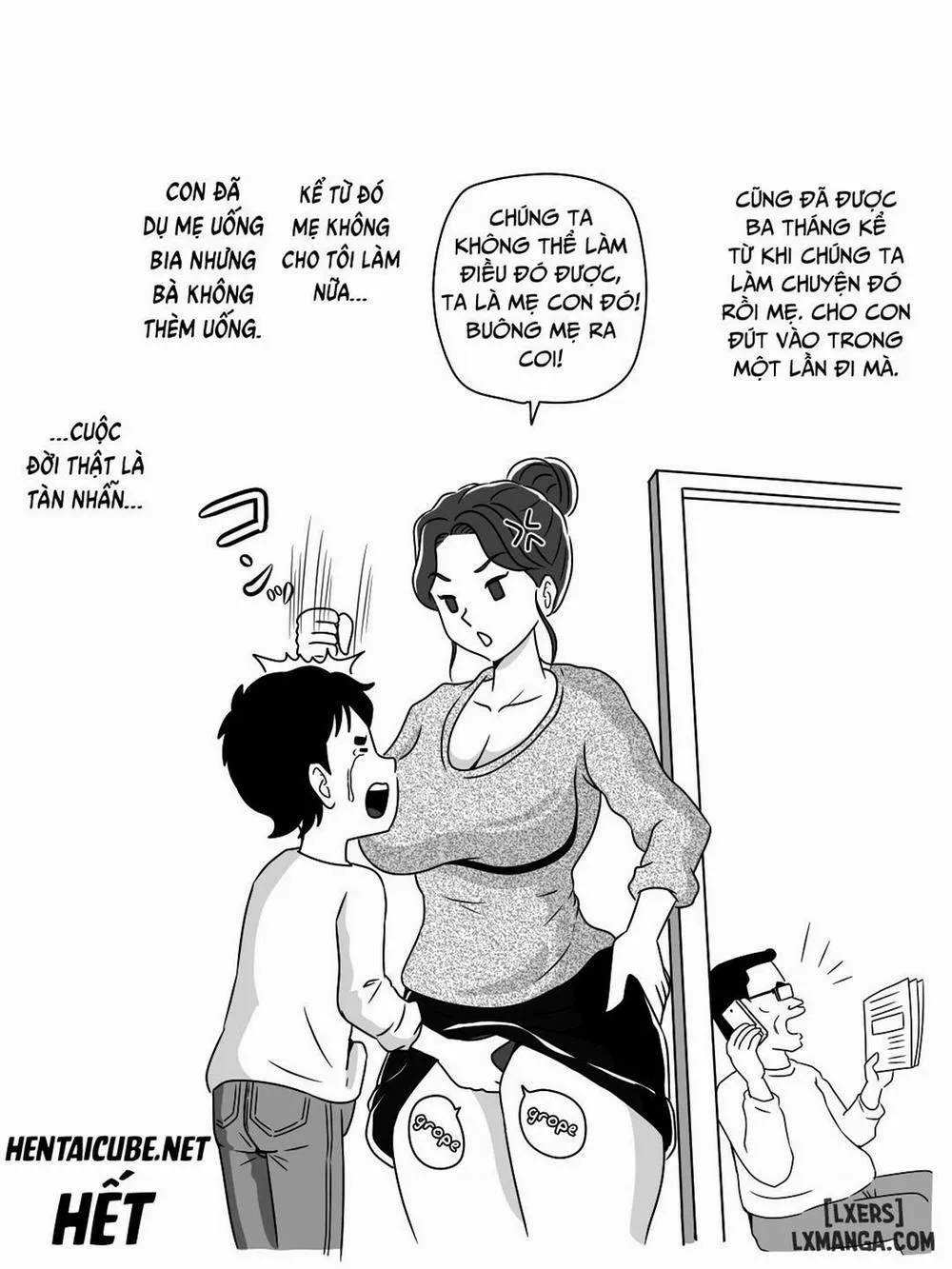 HentaiVN.net - Ảnh 44 - Dụ mẹ uống bia khi cha đi vắng [Beer o Nomu to Inran ni Naru Kaa-san to Yareta Hanashi] - Oneshot