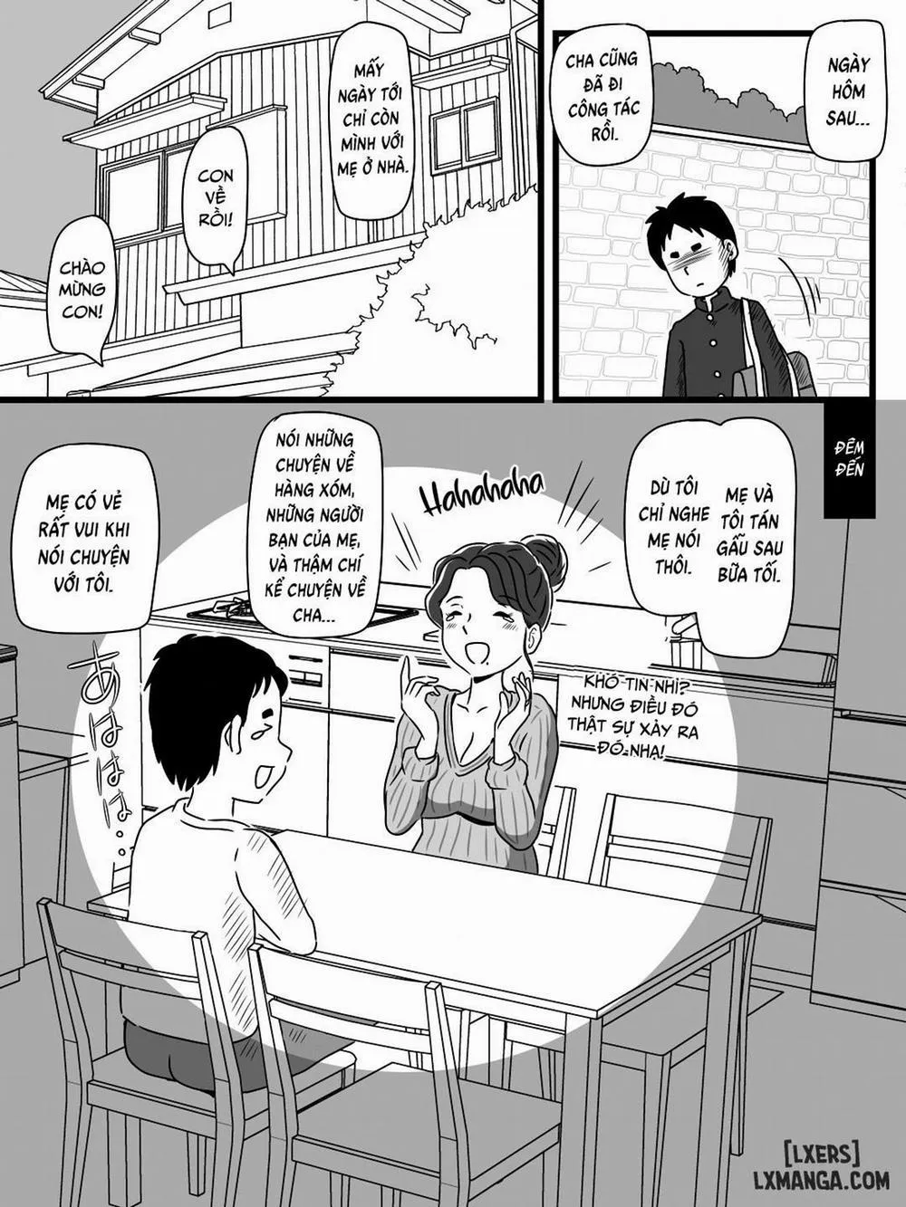 HentaiVN.net - Ảnh 9 - Dụ mẹ uống bia khi cha đi vắng [Beer o Nomu to Inran ni Naru Kaa-san to Yareta Hanashi] - Oneshot