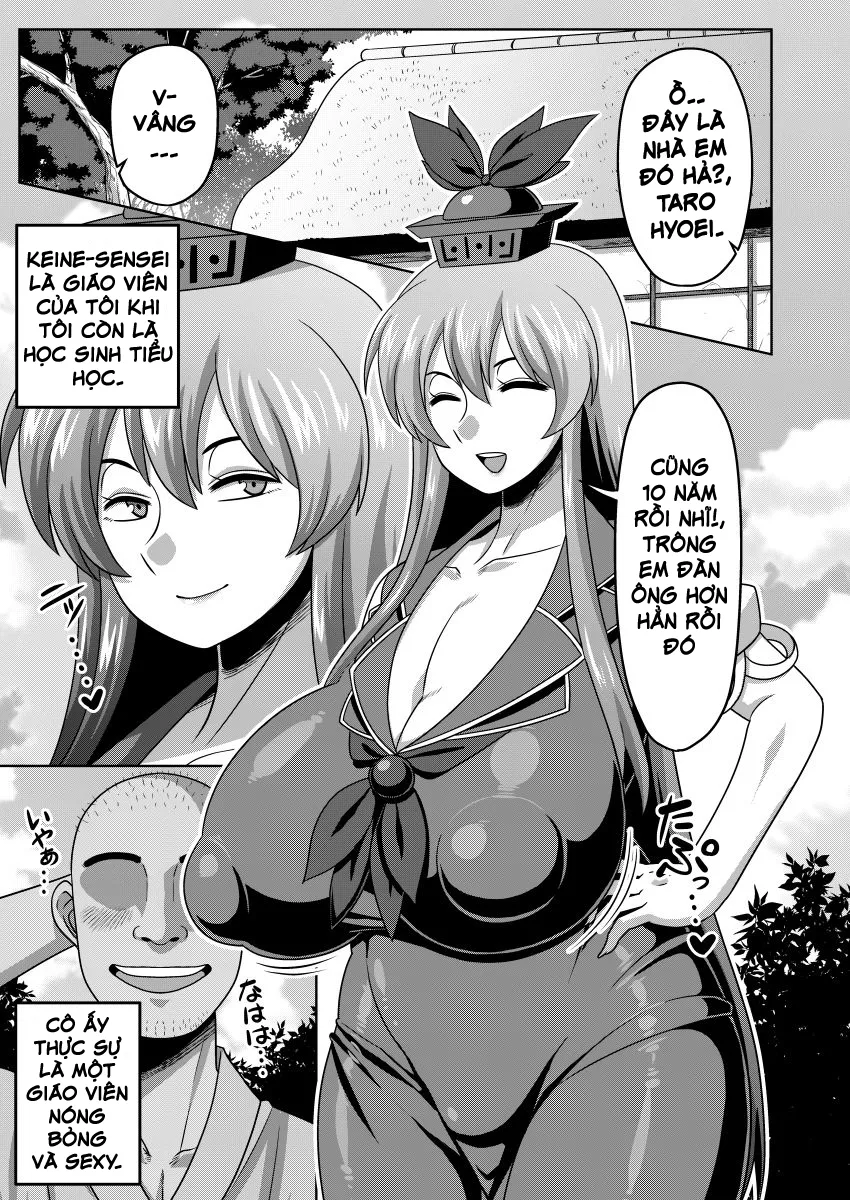 HentaiVN.net - Ảnh 4 - Khao Khát Cơ Thể Cô Giáo Tiểu Học Xưa [Akogare no Keine-sensei no Karada (Touhou Project)] - Oneshotto!