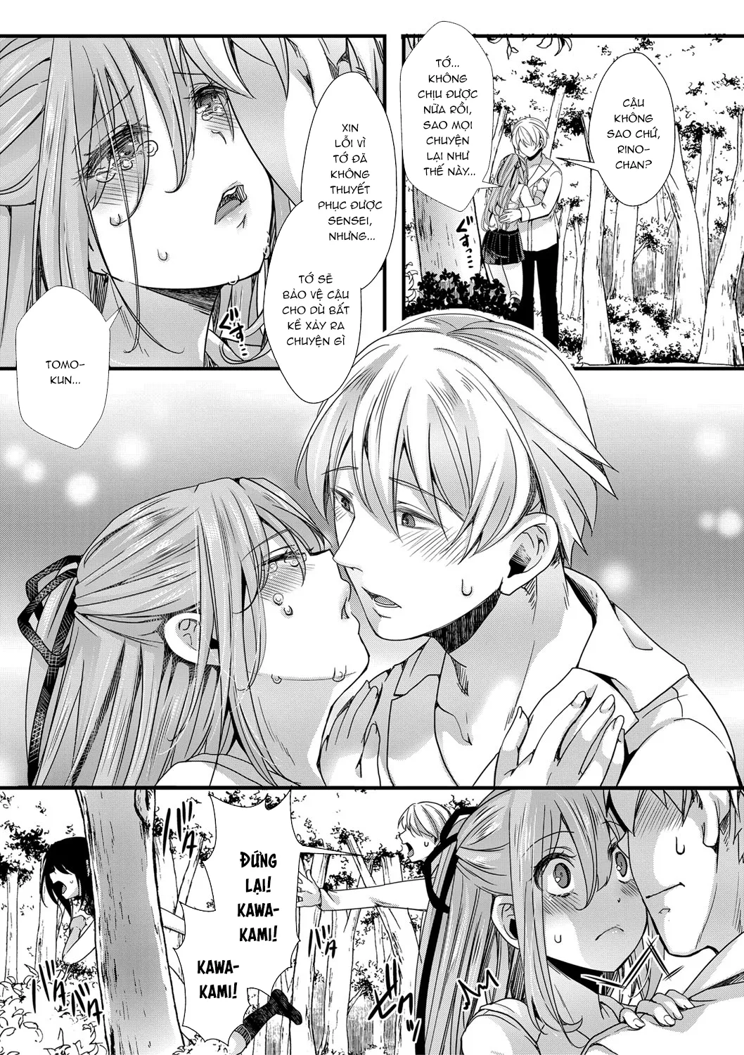 HentaiVN.net - Ảnh 13 - Chuyến dã ngoại [Mesuana Seikimatsu ~Watashi-tachi no Kyousei Omedeta Shuugaku Ryokou~; メス穴世紀末〜私達の強制おめでた襲学旅行〜] - Chap 2: Tận cùng của miền đất hứa