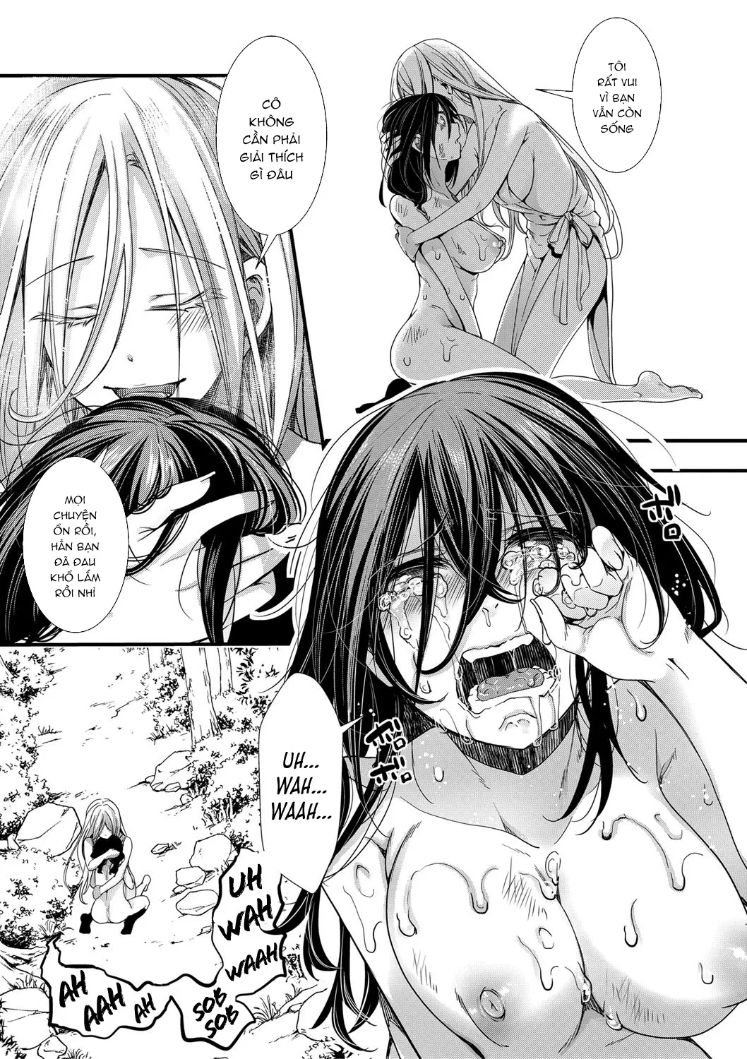 HentaiVN.net - Ảnh 15 - Chuyến dã ngoại [Mesuana Seikimatsu ~Watashi-tachi no Kyousei Omedeta Shuugaku Ryokou~; メス穴世紀末〜私達の強制おめでた襲学旅行〜] - Chap 2: Tận cùng của miền đất hứa