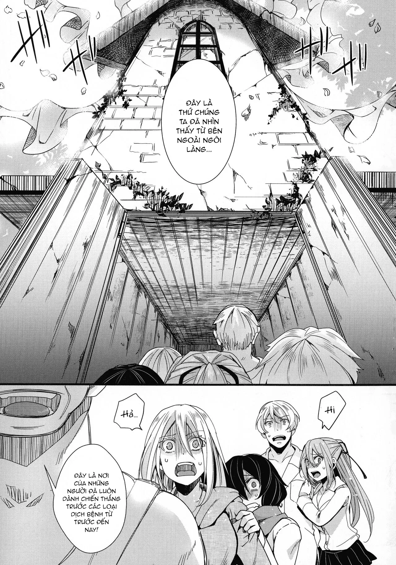 HentaiVN.net - Ảnh 5 - Chuyến dã ngoại [Mesuana Seikimatsu ~Watashi-tachi no Kyousei Omedeta Shuugaku Ryokou~; メス穴世紀末〜私達の強制おめでた襲学旅行〜] - Chap 3: Khát vọng sinh sản