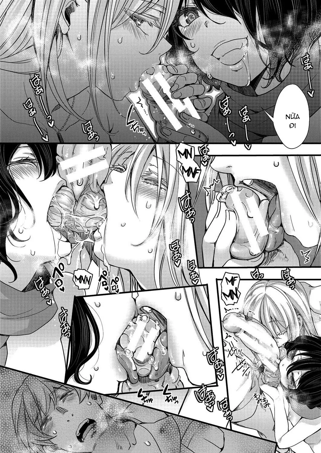 HentaiVN.net - Ảnh 20 - Chuyến dã ngoại [Mesuana Seikimatsu ~Watashi-tachi no Kyousei Omedeta Shuugaku Ryokou~; メス穴世紀末〜私達の強制おめでた襲学旅行〜] - Chap 4: Tình yêu bị tước đoạt
