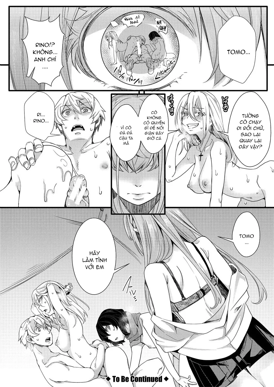 HentaiVN.net - Ảnh 22 - Chuyến dã ngoại [Mesuana Seikimatsu ~Watashi-tachi no Kyousei Omedeta Shuugaku Ryokou~; メス穴世紀末〜私達の強制おめでた襲学旅行〜] - Chap 4: Tình yêu bị tước đoạt