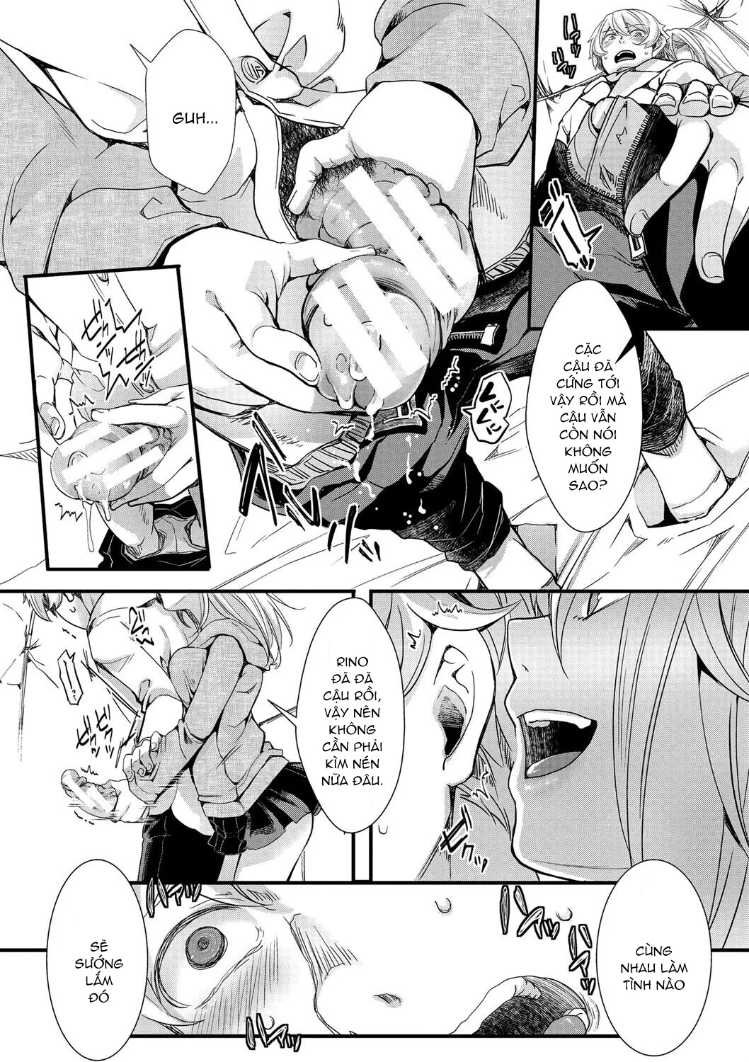 HentaiVN.net - Ảnh 4 - Chuyến dã ngoại [Mesuana Seikimatsu ~Watashi-tachi no Kyousei Omedeta Shuugaku Ryokou~; メス穴世紀末〜私達の強制おめでた襲学旅行〜] - Chap 4: Tình yêu bị tước đoạt
