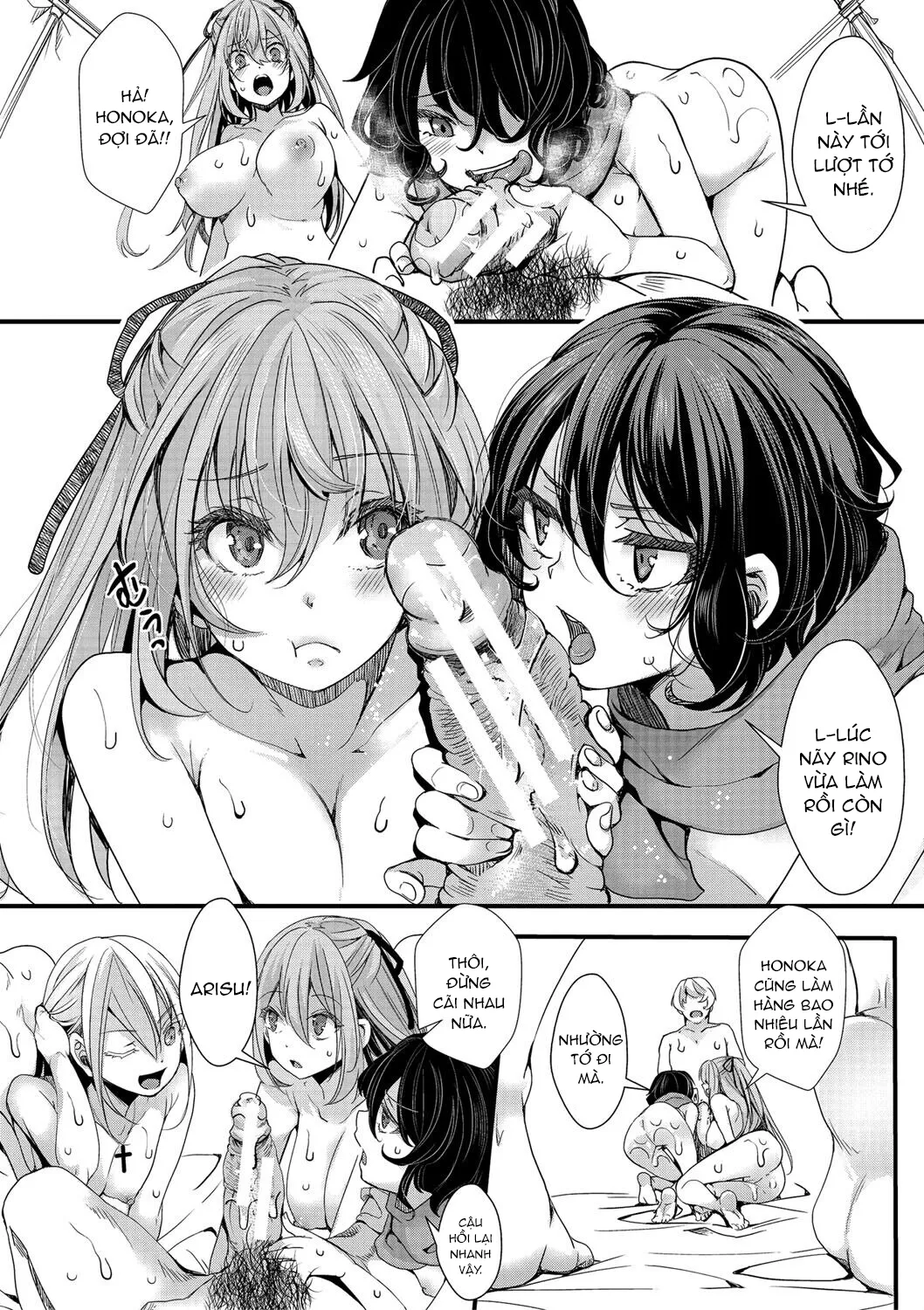 HentaiVN.net - Ảnh 14 - Chuyến dã ngoại [Mesuana Seikimatsu ~Watashi-tachi no Kyousei Omedeta Shuugaku Ryokou~; メス穴世紀末〜私達の強制おめでた襲学旅行〜] - Chap 5: Khởi hành chuyến dã ngoại