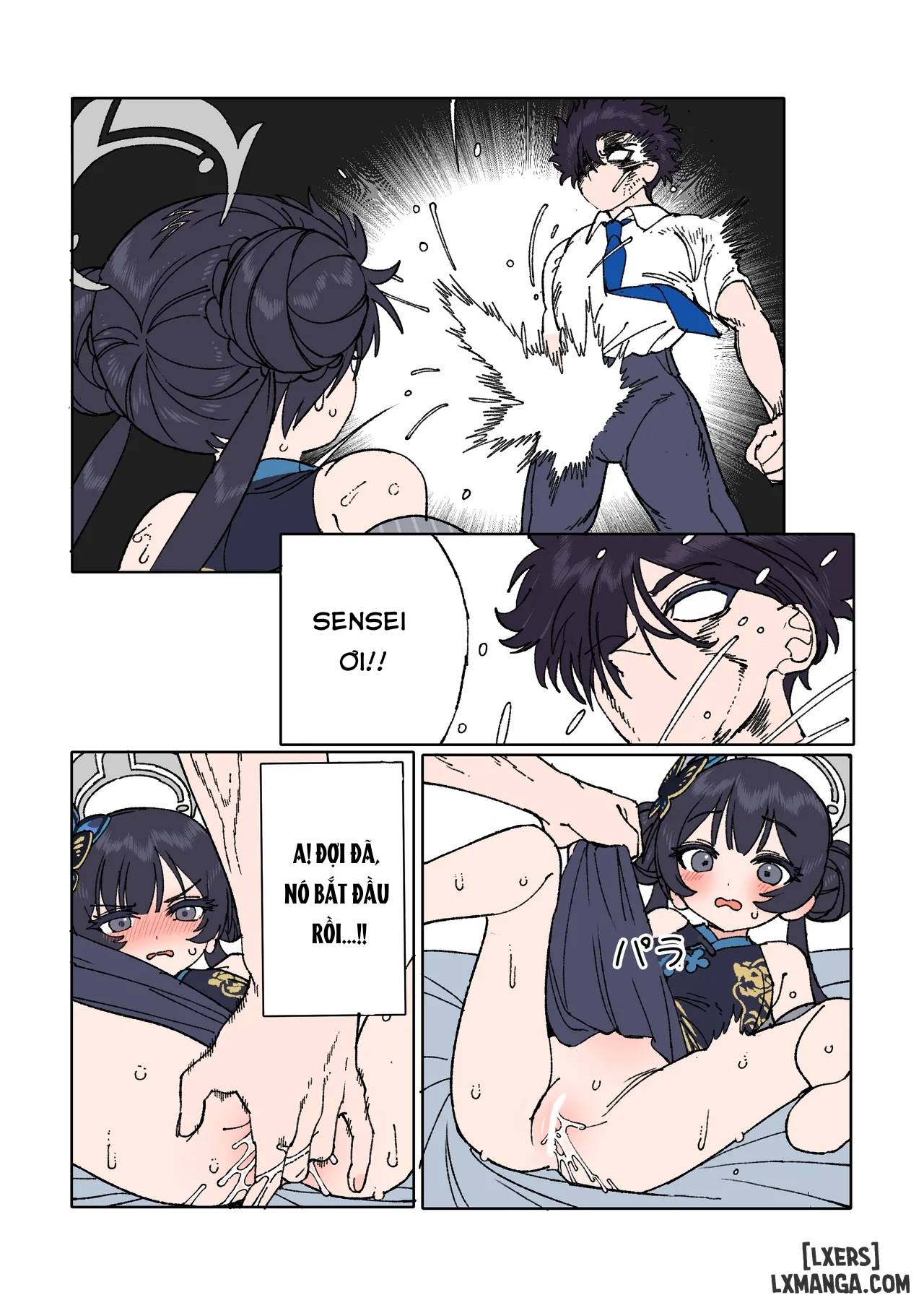 HentaiVN.net - Ảnh 11 - Câu chuyện tình yêu của Kisaki và Sensei - Oneshot