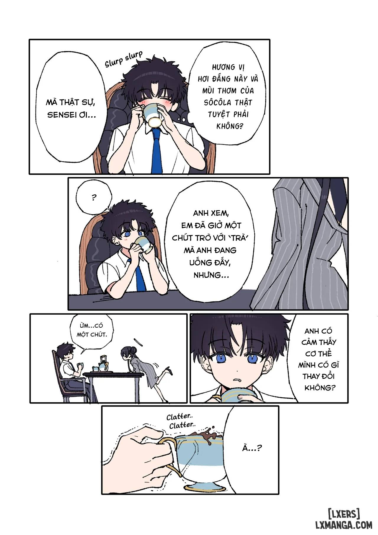 HentaiVN.net - Ảnh 4 - Câu chuyện tình yêu của Kisaki và Sensei - Oneshot