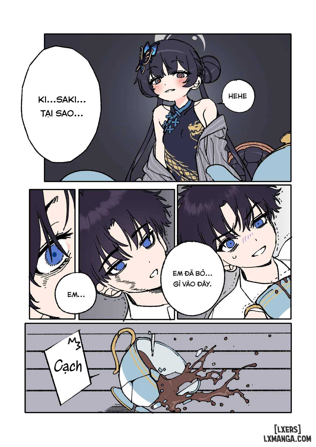 HentaiVN.net - Ảnh 5 - Câu chuyện tình yêu của Kisaki và Sensei - Oneshot