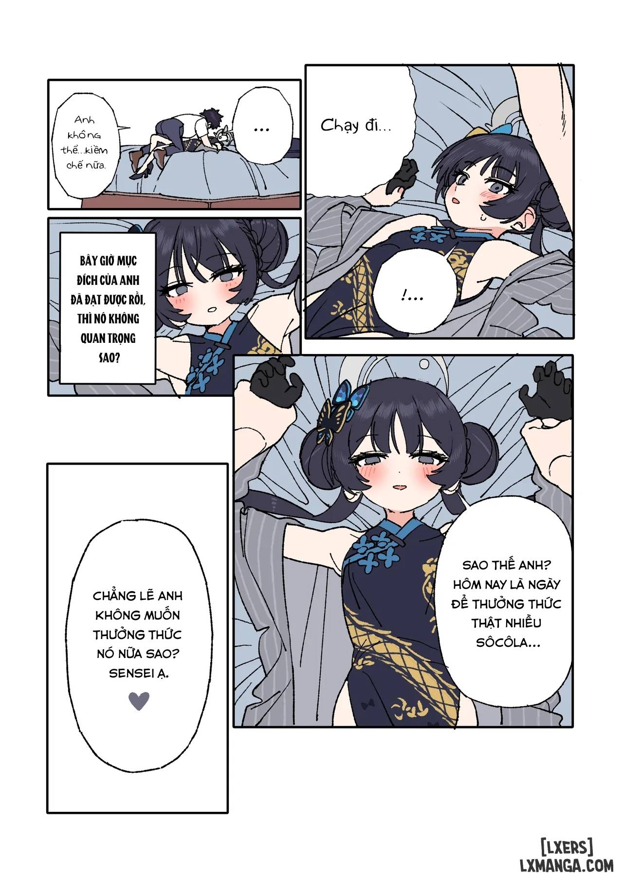 HentaiVN.net - Ảnh 8 - Câu chuyện tình yêu của Kisaki và Sensei - Oneshot