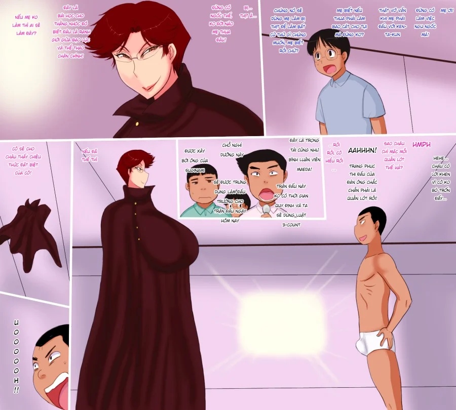 HentaiVN.net - Ảnh 5 - Mẹ tôi từng là nữ đô vật chuyên nghiệp [A FORMER GIRL PROFESSIONAL WRESTLER MOM AND BULLYING KID] - Oneshot 1.1