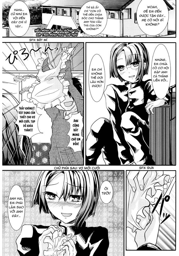 HentaiVN.net - Ảnh 6 - Konna Otouto to Kurashitara - chap 1