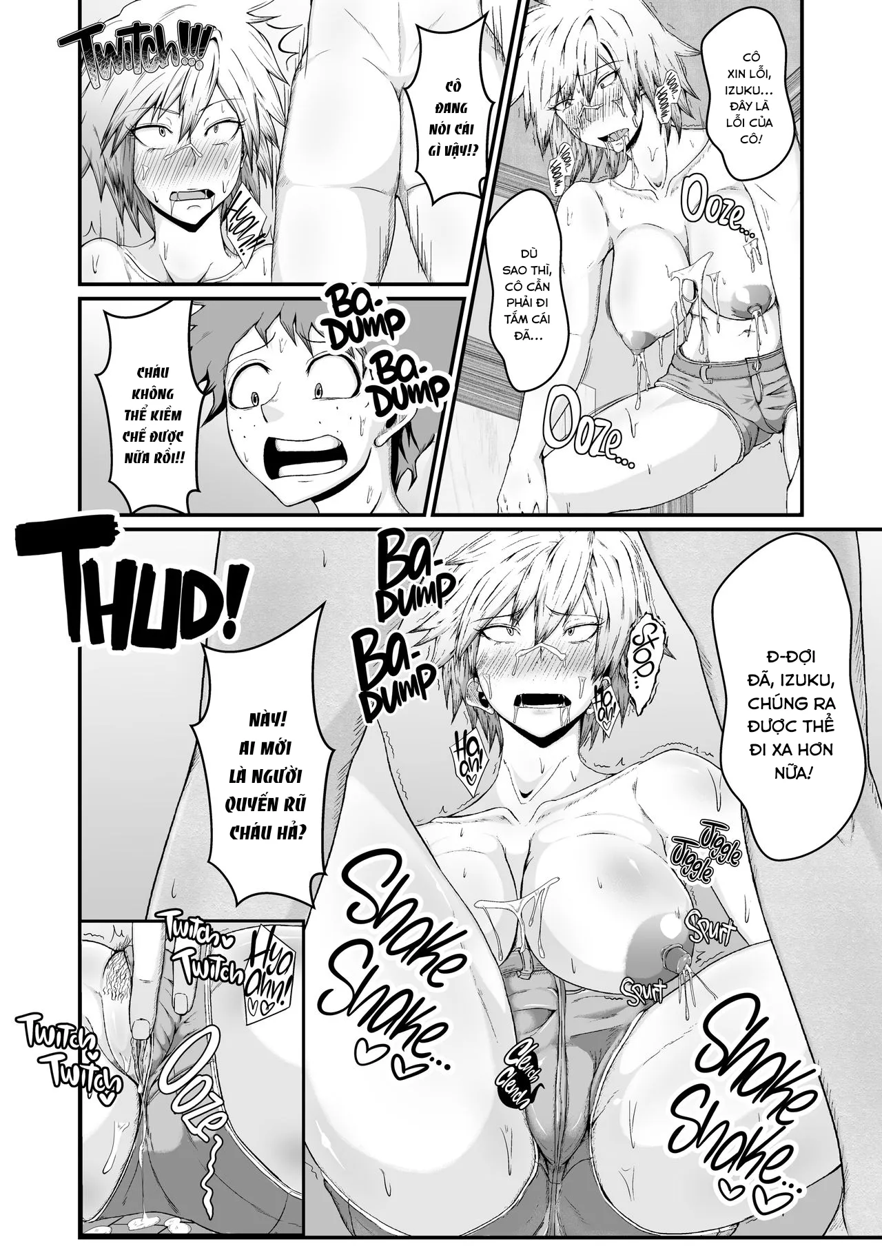 HentaiVN.net - Ảnh 14 - My Secret With Bakugo's Mom [Boku to Bakugou Mama no Himitsu] - Oneshot