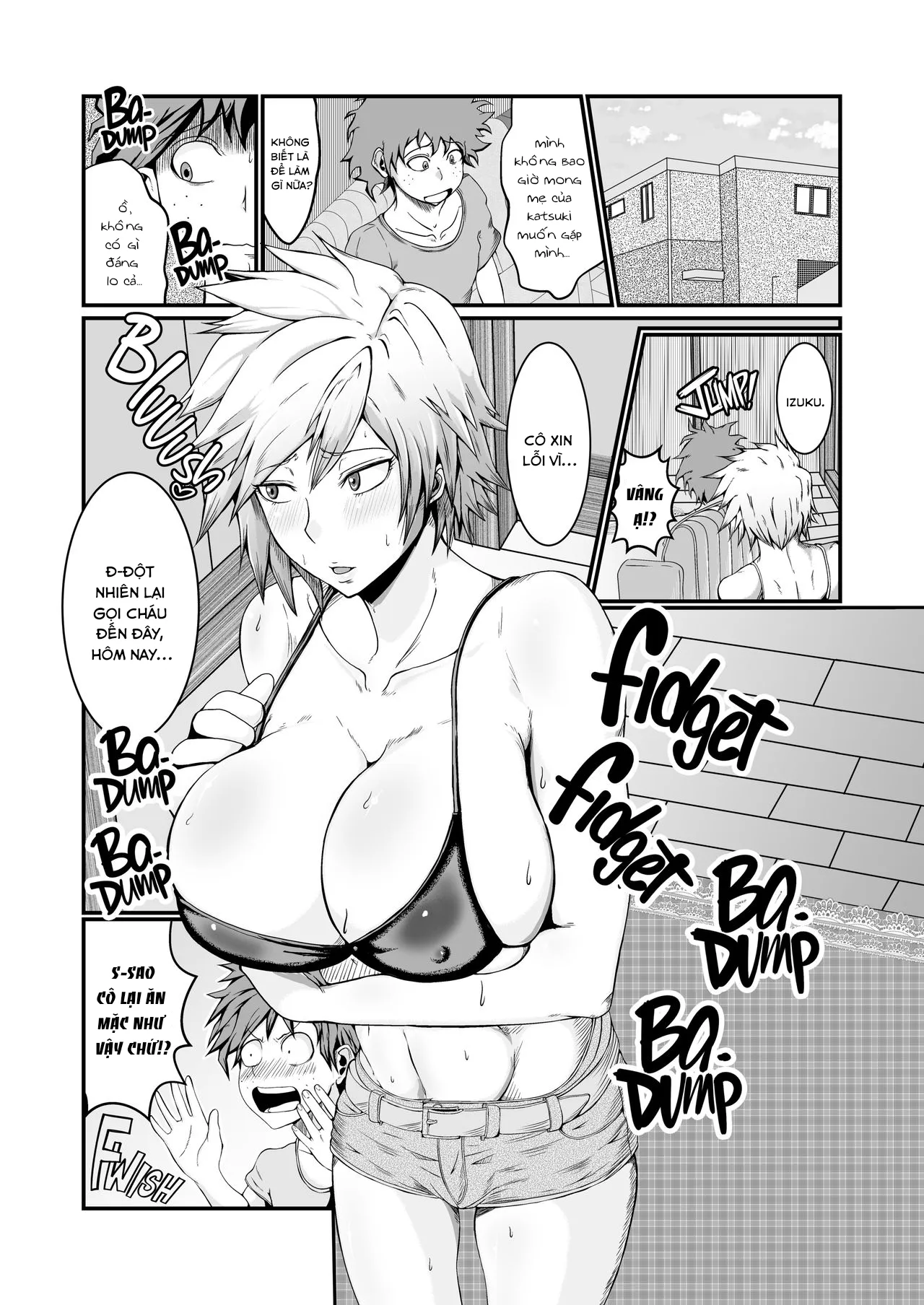 HentaiVN.net - Ảnh 4 - My Secret With Bakugo's Mom [Boku to Bakugou Mama no Himitsu] - Oneshot