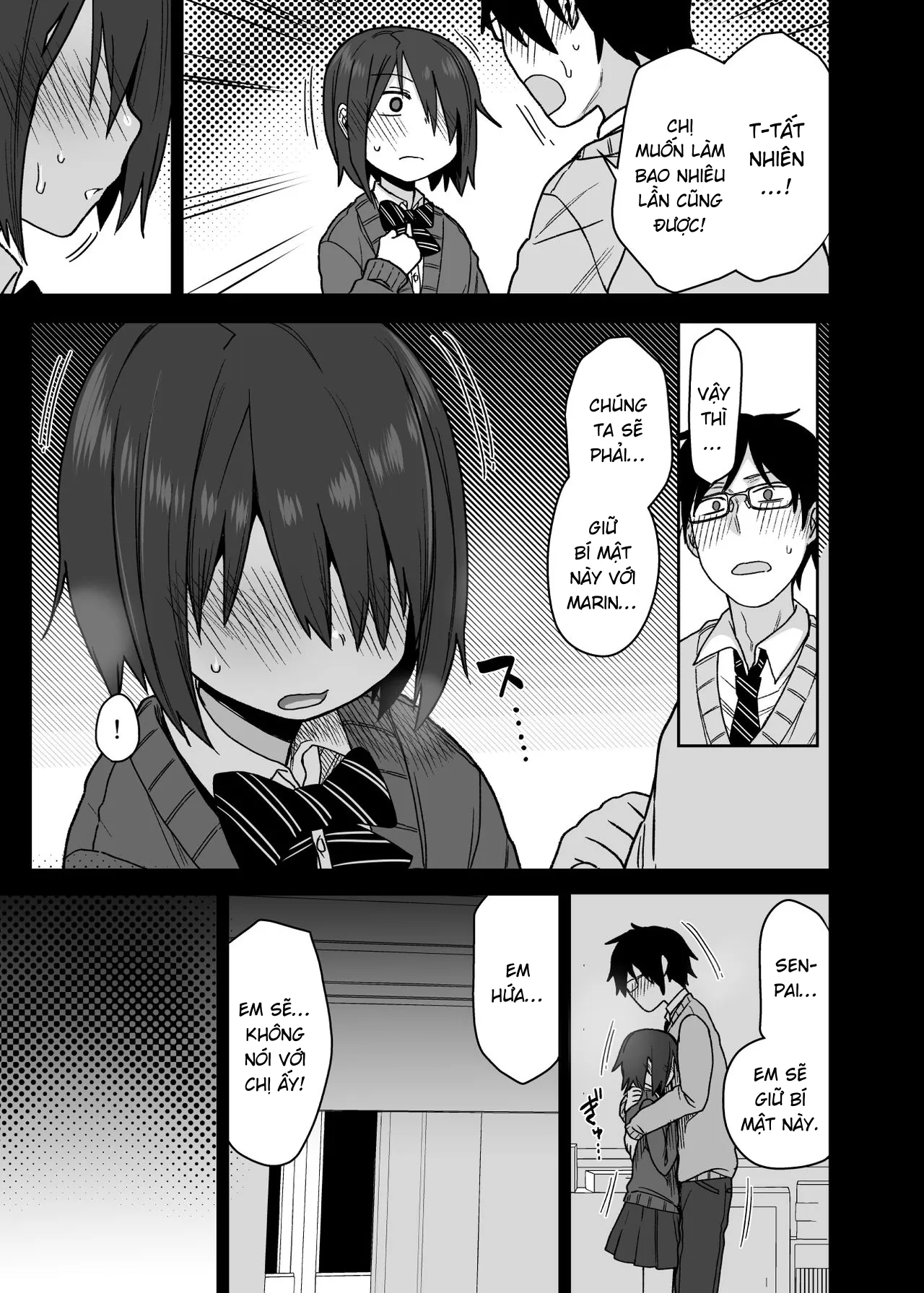 HentaiVN.net - Ảnh 34 - Vì senpai cho phép nên tôi đã làm chuyện đó với chị ấy [Yarasetekureru Senpai] - Chap 1