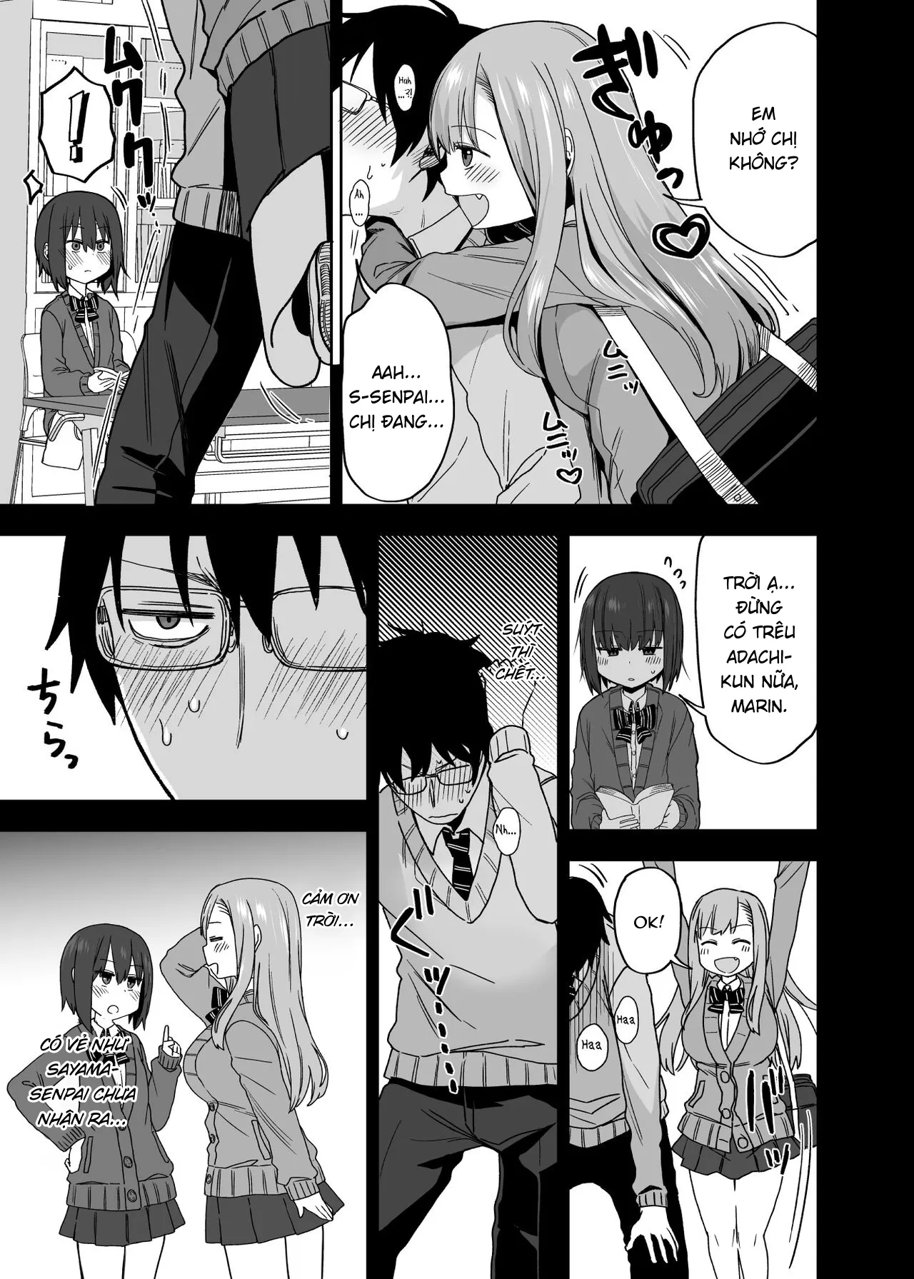 HentaiVN.net - Ảnh 8 - Vì senpai cho phép nên tôi đã làm chuyện đó với chị ấy [Yarasetekureru Senpai] - Chap 1