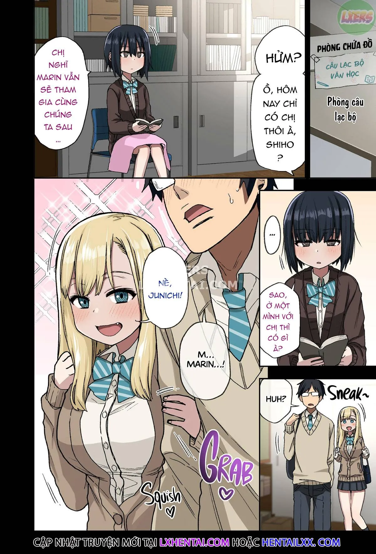 HentaiVN.net - Ảnh 11 - Vì senpai cho phép nên tôi đã làm chuyện đó với chị ấy [Yarasetekureru Senpai] - Chap 1 - Full Color
