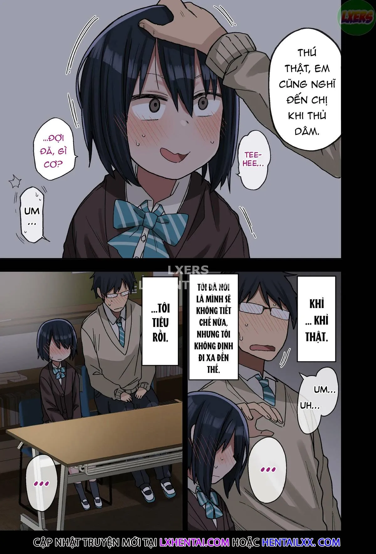 HentaiVN.net - Ảnh 20 - Vì senpai cho phép nên tôi đã làm chuyện đó với chị ấy [Yarasetekureru Senpai] - Chap 1 - Full Color