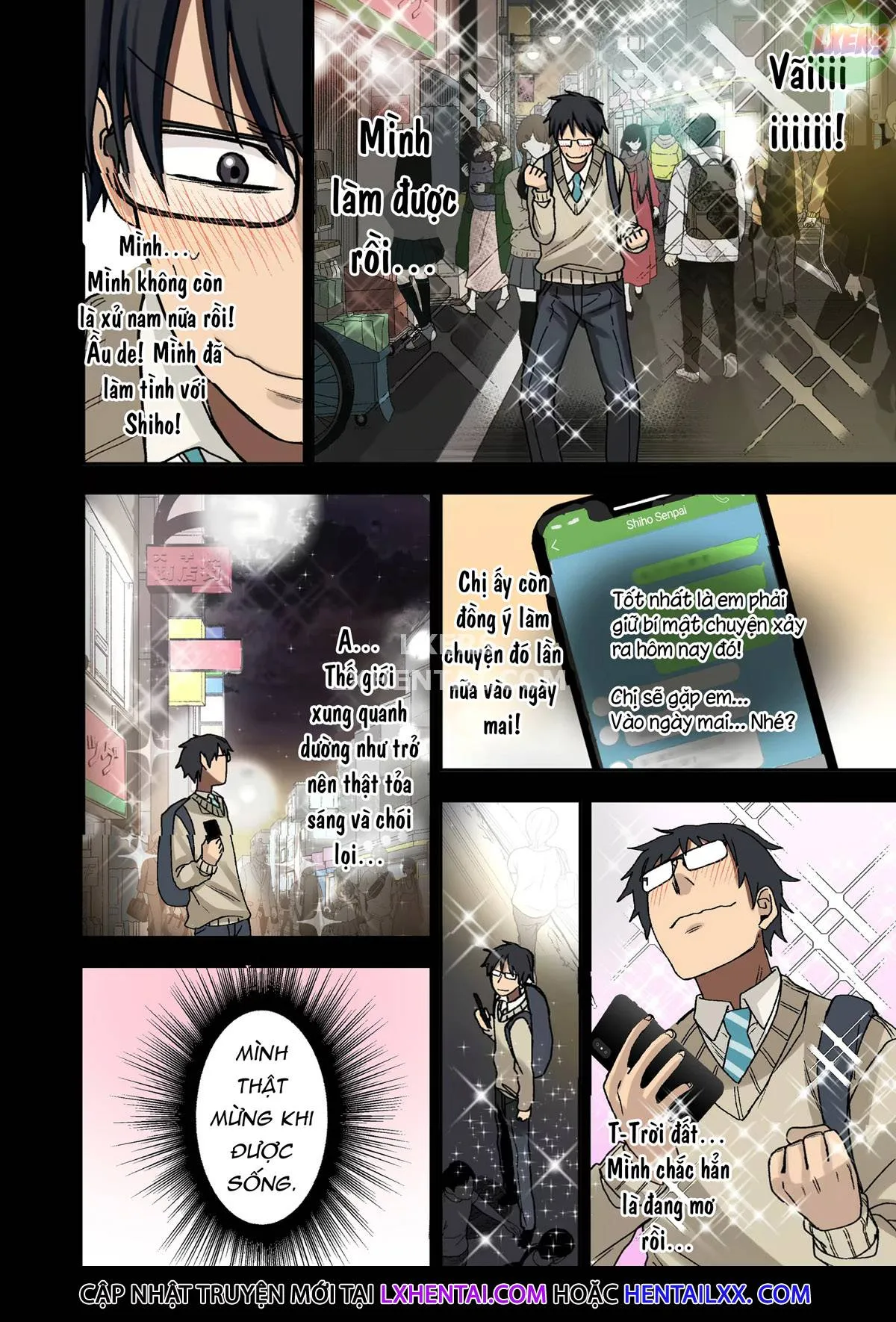 HentaiVN.net - Ảnh 39 - Vì senpai cho phép nên tôi đã làm chuyện đó với chị ấy [Yarasetekureru Senpai] - Chap 1 - Full Color