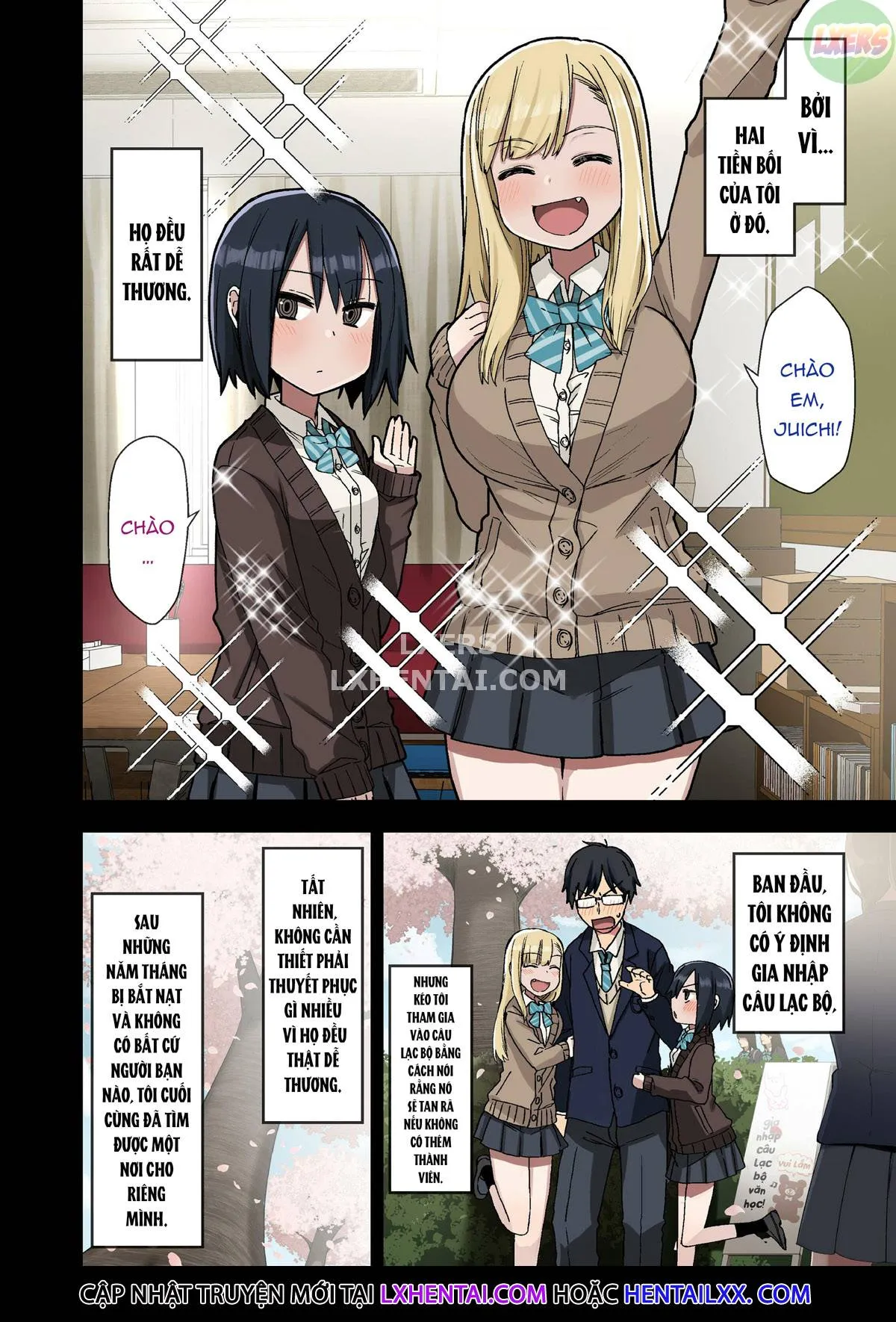 HentaiVN.net - Ảnh 7 - Vì senpai cho phép nên tôi đã làm chuyện đó với chị ấy [Yarasetekureru Senpai] - Chap 1 - Full Color