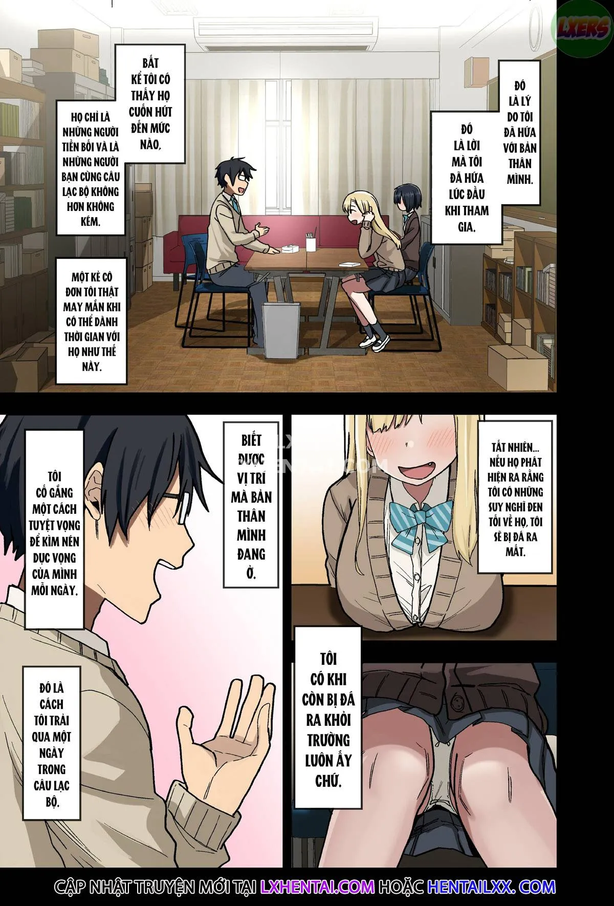 HentaiVN.net - Ảnh 8 - Vì senpai cho phép nên tôi đã làm chuyện đó với chị ấy [Yarasetekureru Senpai] - Chap 1 - Full Color