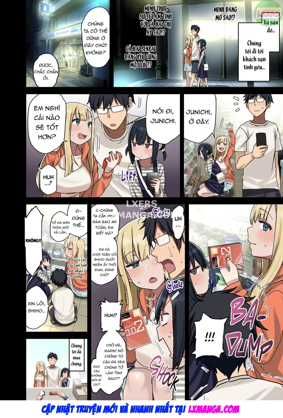 HentaiVN.net - Ảnh 10 - Vì senpai cho phép nên tôi đã làm chuyện đó với chị ấy [Yarasetekureru Senpai] - Chap 3