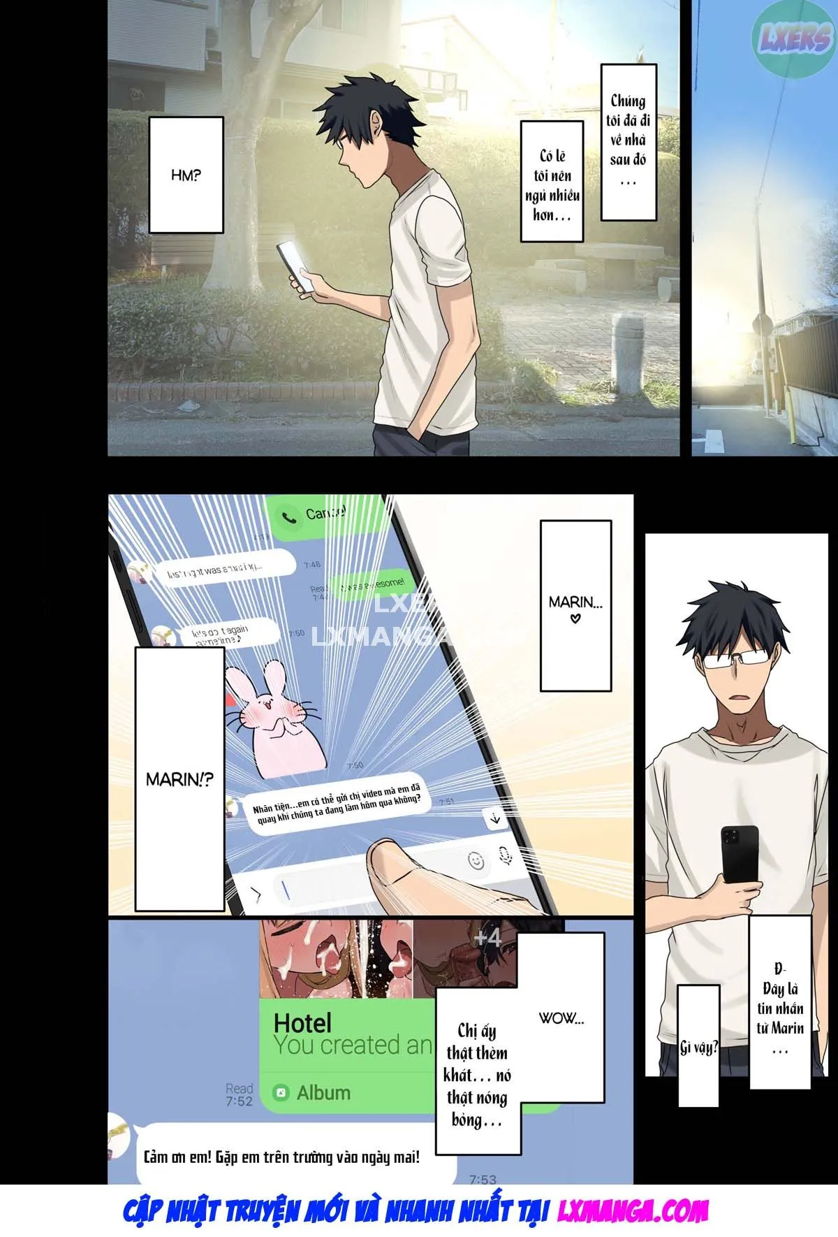 HentaiVN.net - Ảnh 78 - Vì senpai cho phép nên tôi đã làm chuyện đó với chị ấy [Yarasetekureru Senpai] - Chap 3