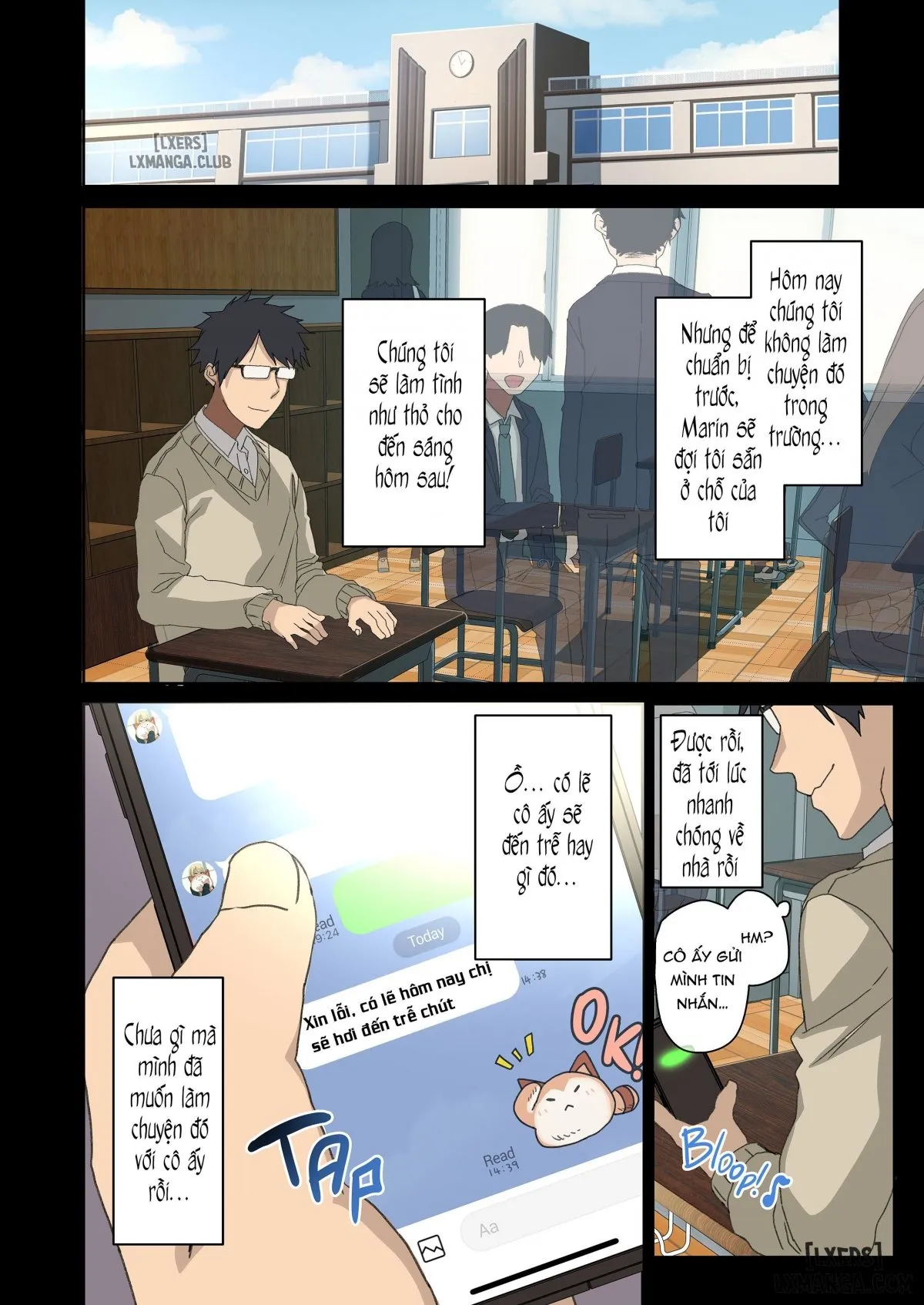HentaiVN.net - Ảnh 48 - Vì senpai cho phép nên tôi đã làm chuyện đó với chị ấy [Yarasetekureru Senpai] - Chap 4