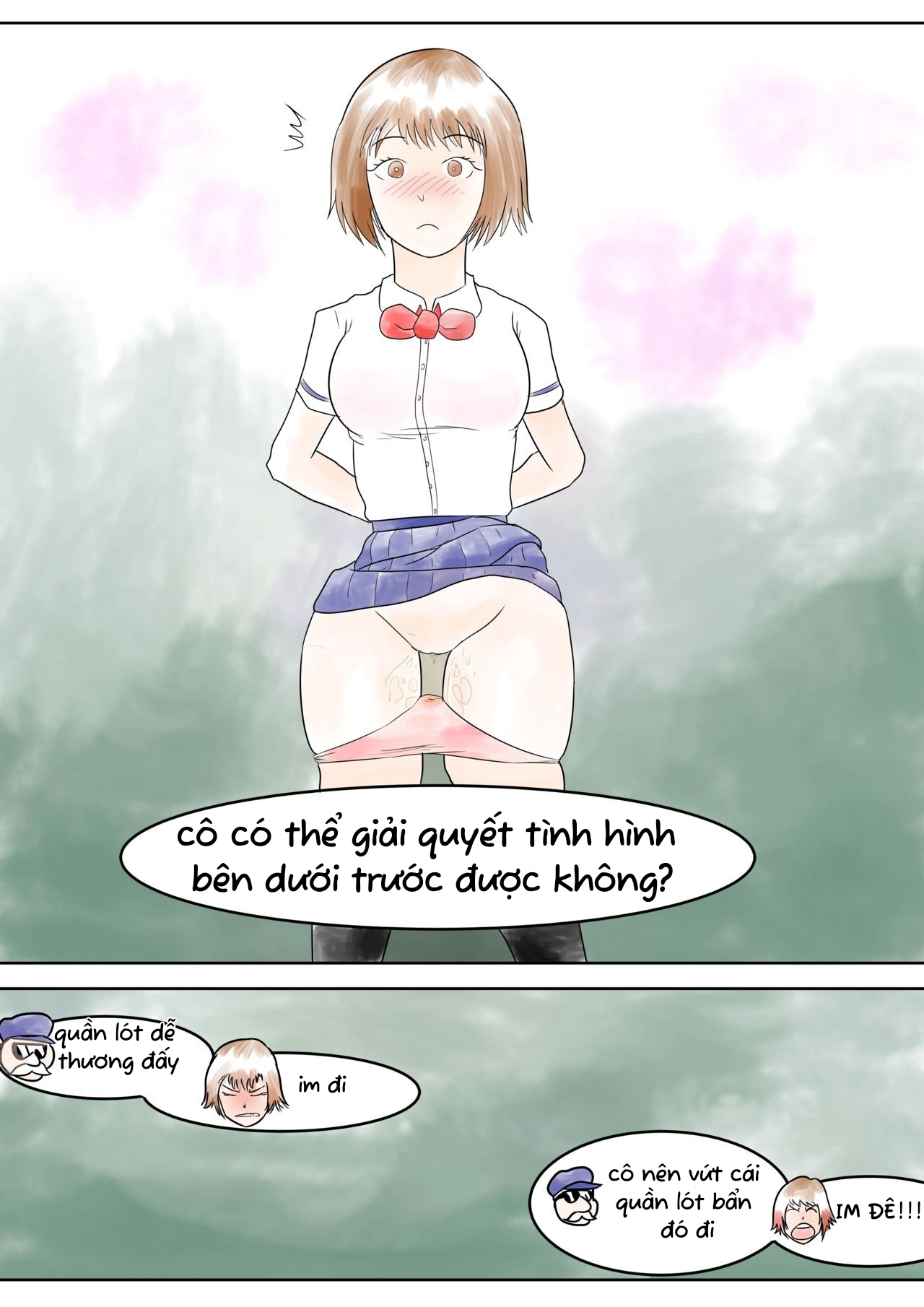 HentaiVN.net - Ảnh 11 - Nữ sinh tuyệt vọng - Oneshot