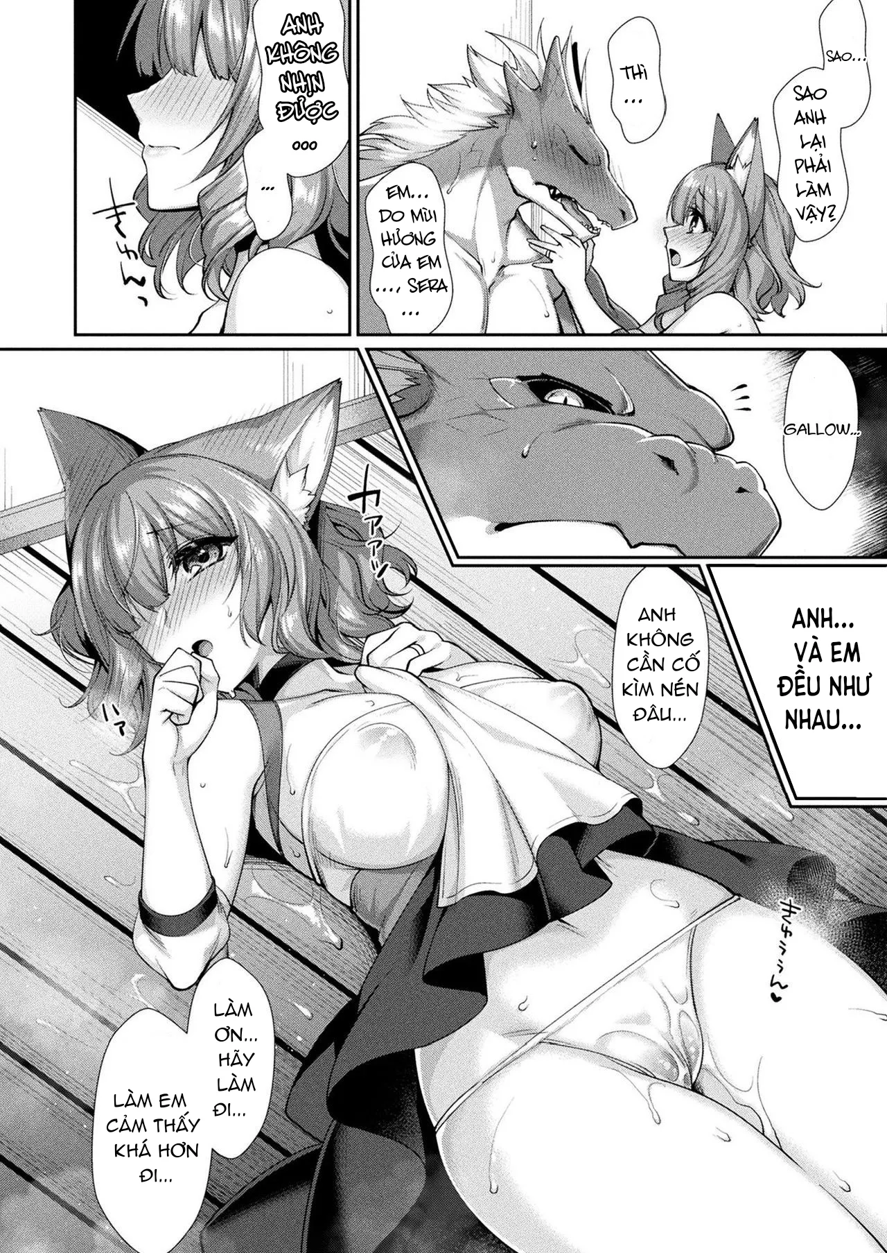 HentaiVN.net - Ảnh 10 - Cuộc sống tân hôn của Iwa Ryuujin và cô nàng cáo. - Oneshot