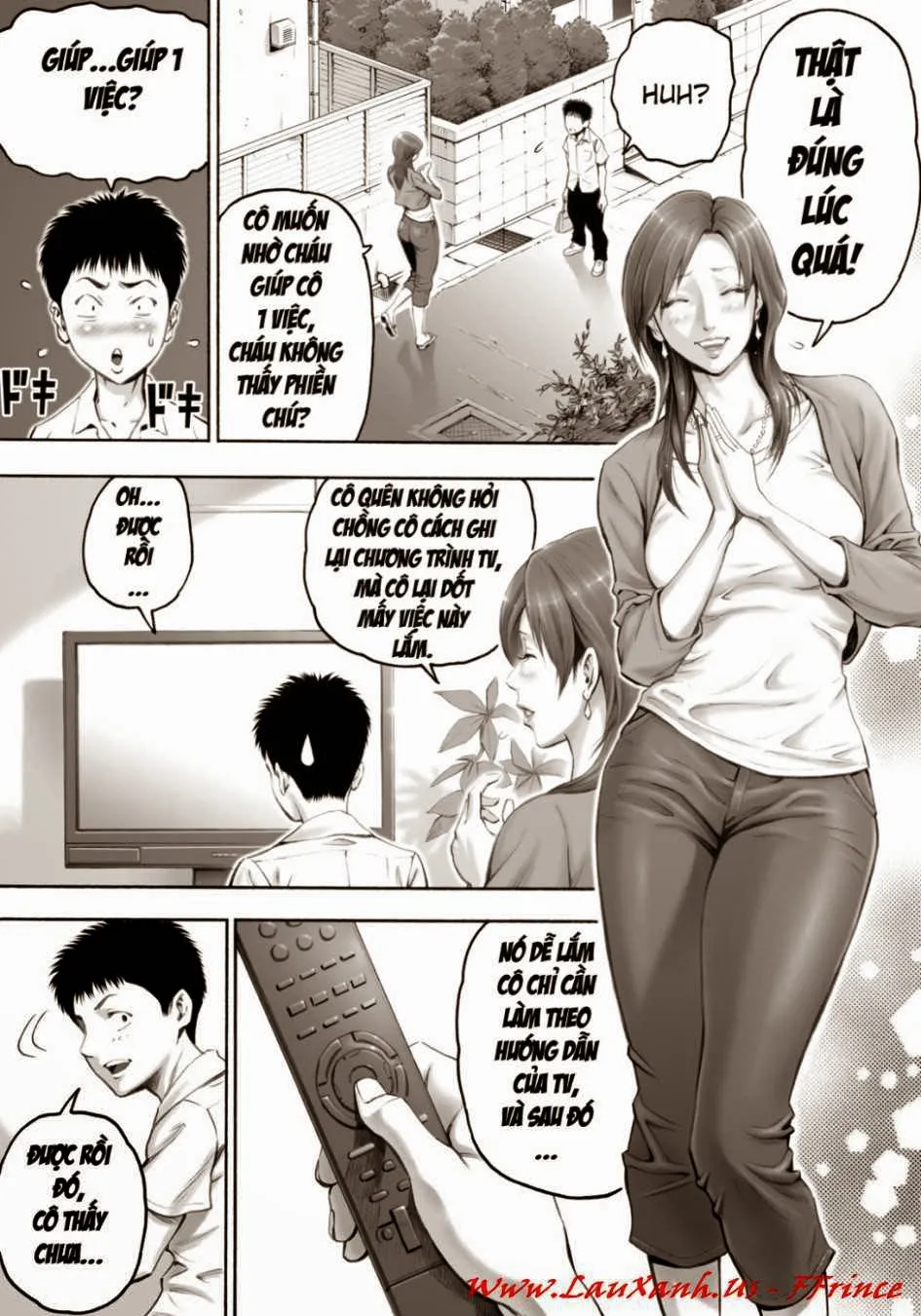 HentaiVN.net - Ảnh 8 - The Lady Down the Street Asked Me to Impregnate Her - Oneshot