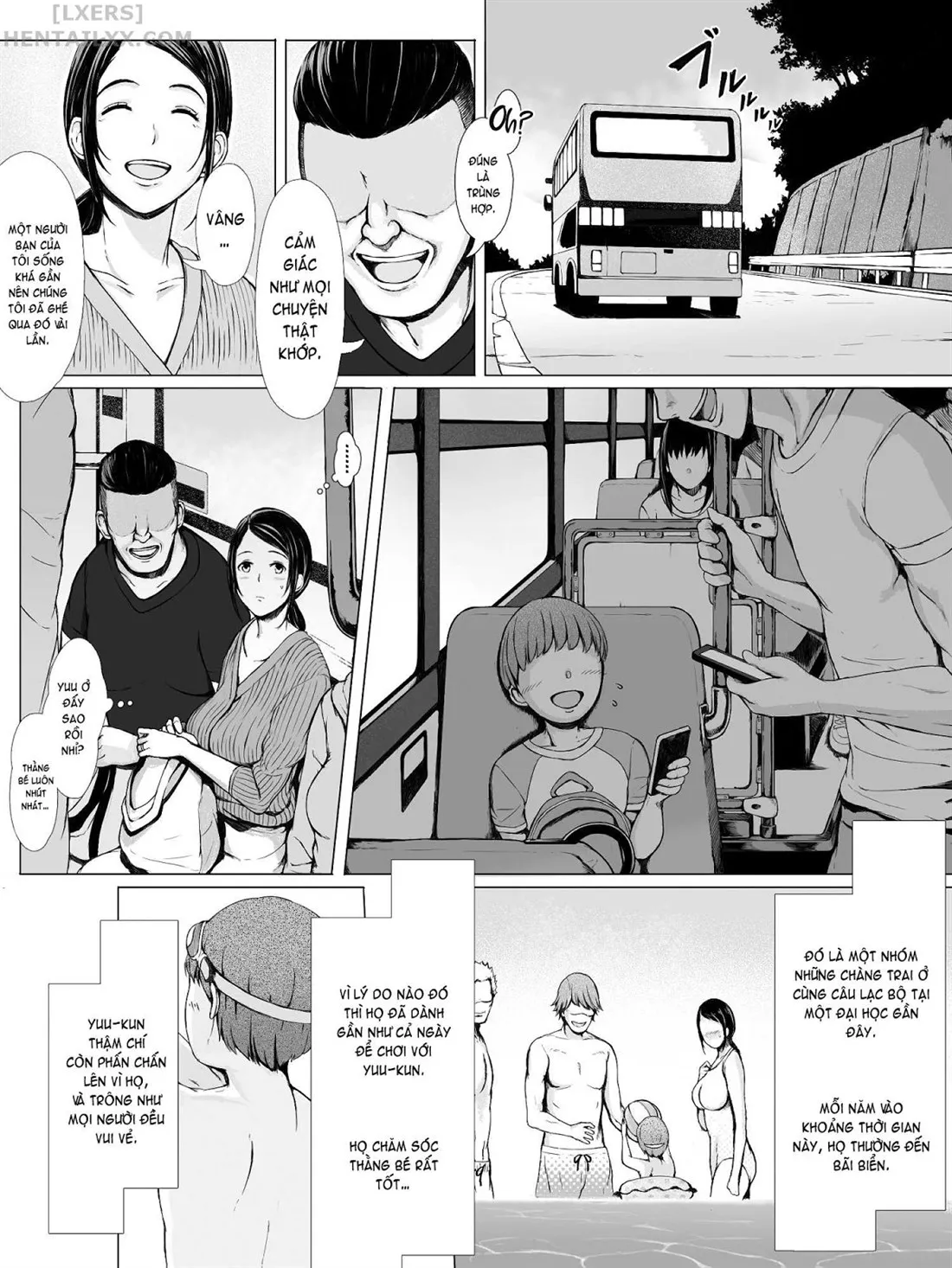 HentaiVN.net - Ảnh 9 - Hahagui Ottori Okaasan ga Toshishita Yarichin ni Nerawareru Toki - Chap 1A
