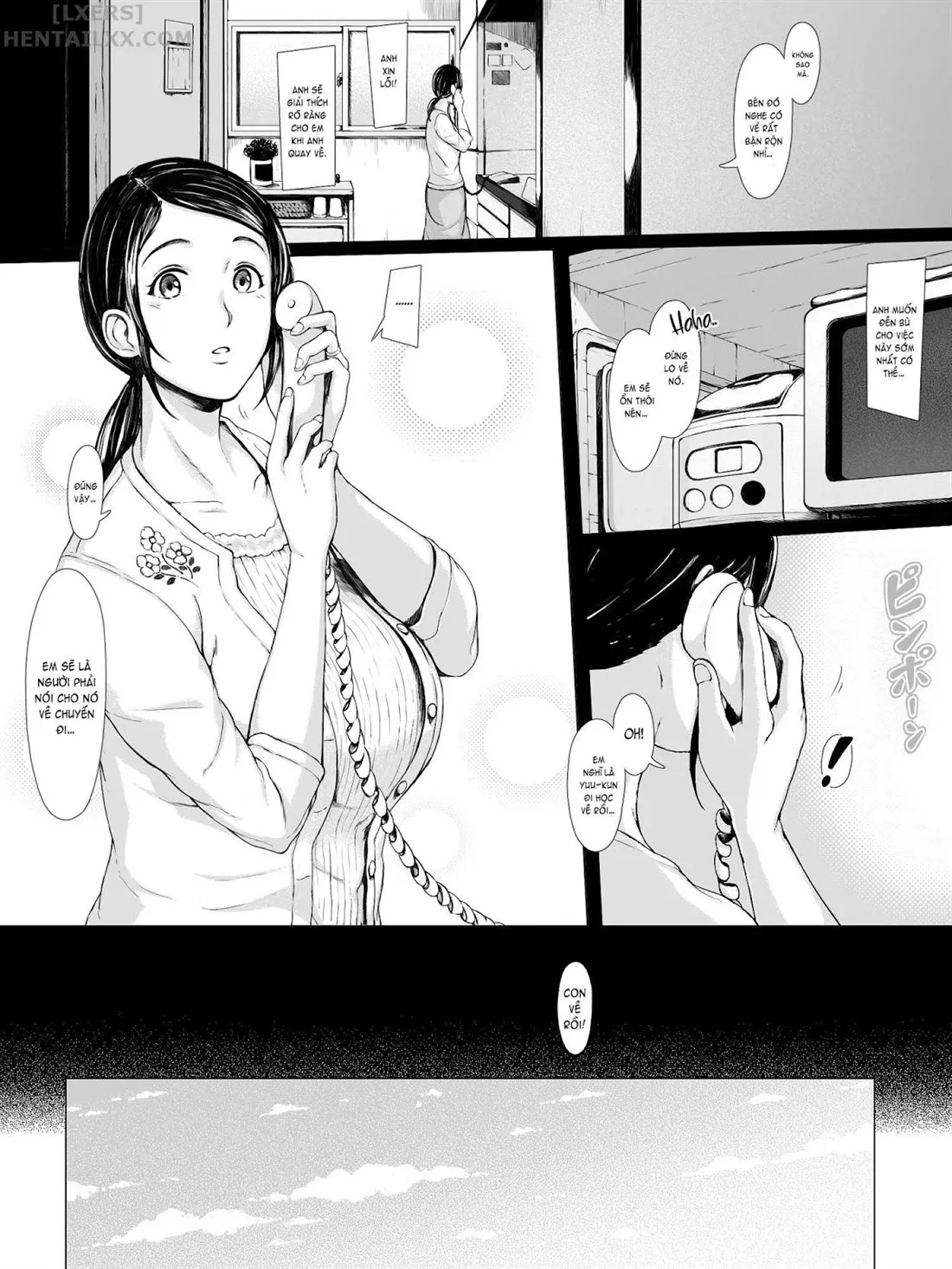 HentaiVN.net - Ảnh 3 - Hahagui Ottori Okaasan ga Toshishita Yarichin ni Nerawareru Toki - Chap 1A
