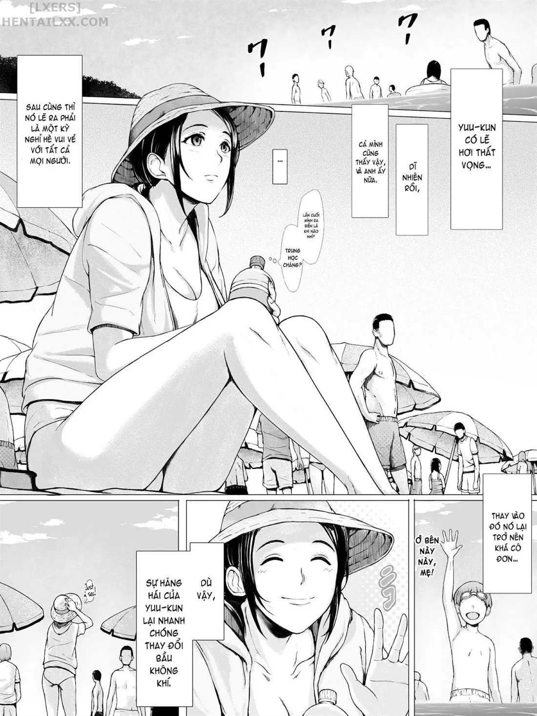 HentaiVN.net - Ảnh 4 - Hahagui Ottori Okaasan ga Toshishita Yarichin ni Nerawareru Toki - Chap 1A