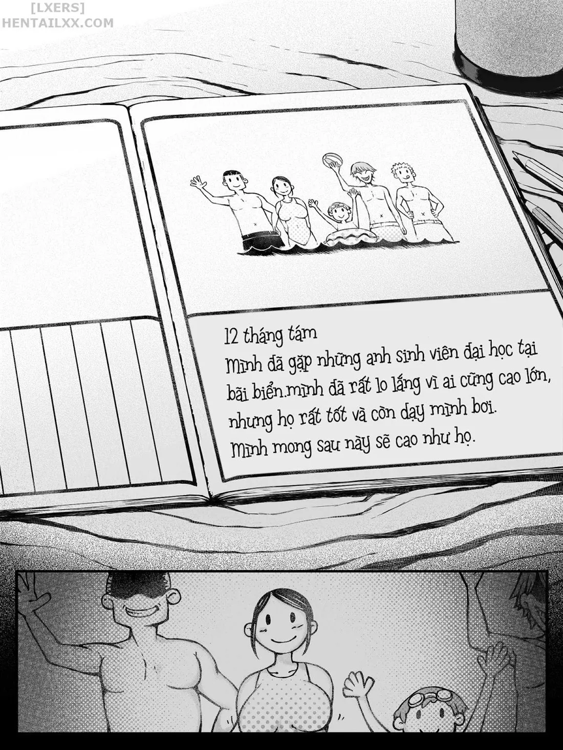 HentaiVN.net - Ảnh 8 - Hahagui Ottori Okaasan ga Toshishita Yarichin ni Nerawareru Toki - Chap 1A