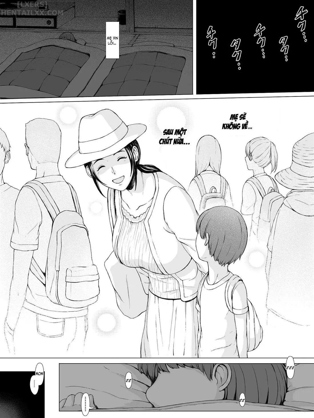 HentaiVN.net - Ảnh 14 - Hahagui Ottori Okaasan ga Toshishita Yarichin ni Nerawareru Toki - Chap 1C