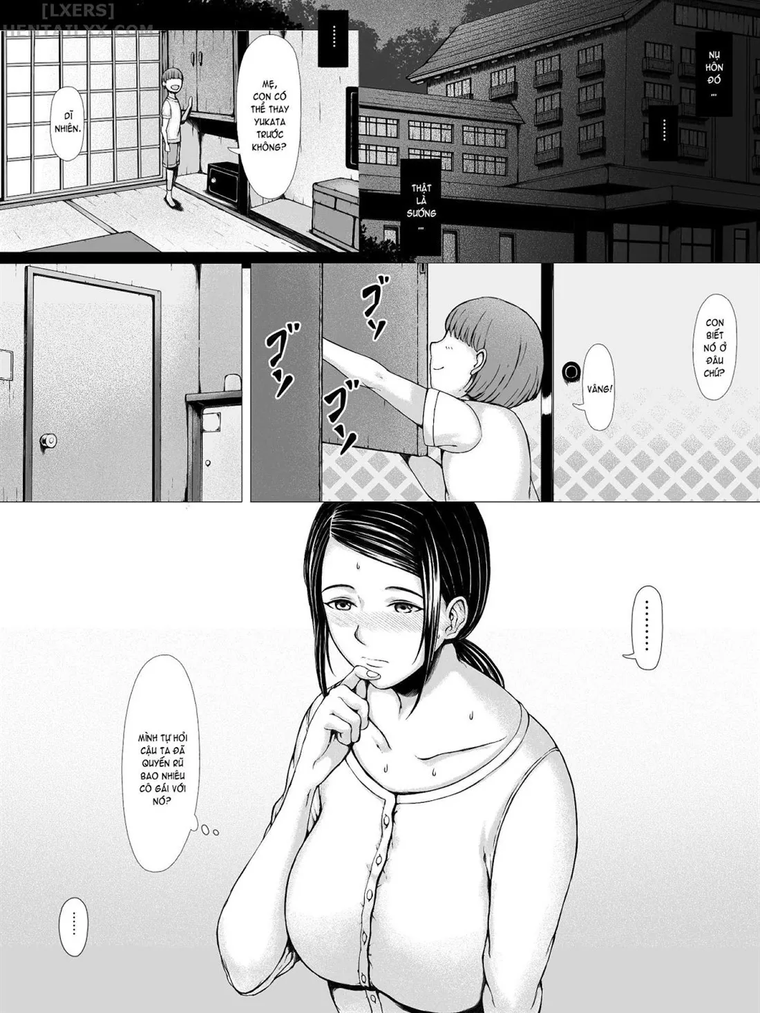 HentaiVN.net - Ảnh 43 - Hahagui Ottori Okaasan ga Toshishita Yarichin ni Nerawareru Toki - Chap 1C
