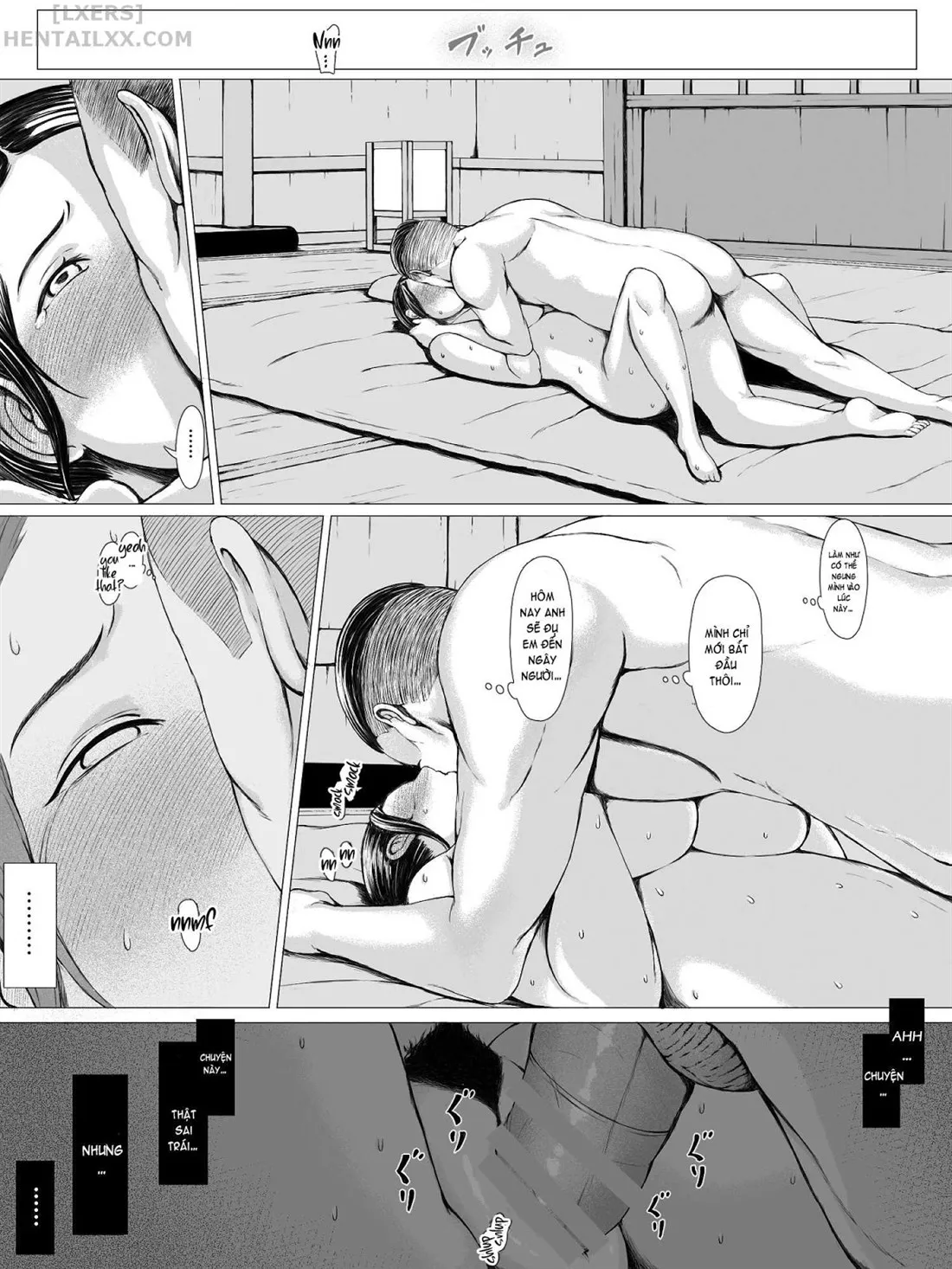 HentaiVN.net - Ảnh 6 - Hahagui Ottori Okaasan ga Toshishita Yarichin ni Nerawareru Toki - Chap 1C