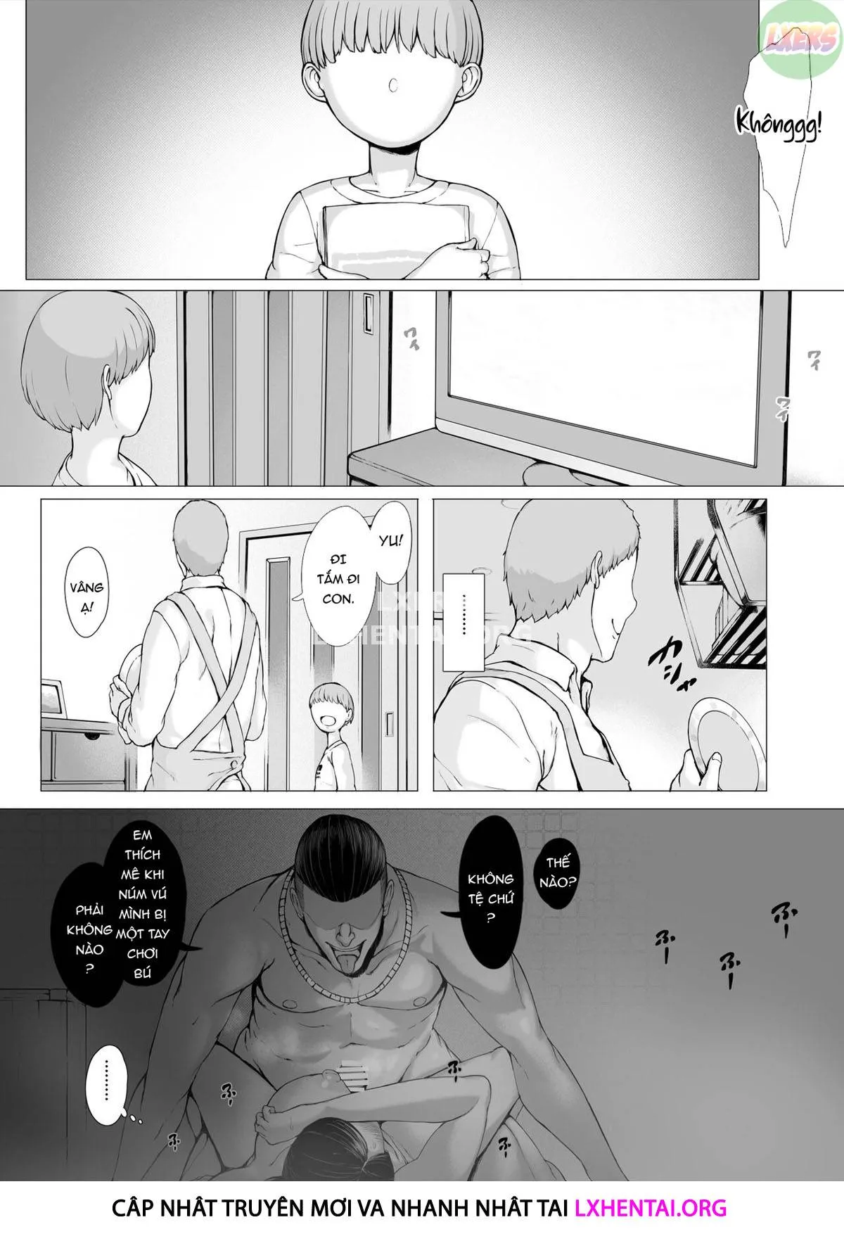 HentaiVN.net - Ảnh 45 - Hahagui Ottori Okaasan ga Toshishita Yarichin ni Nerawareru Toki - Chap 2A