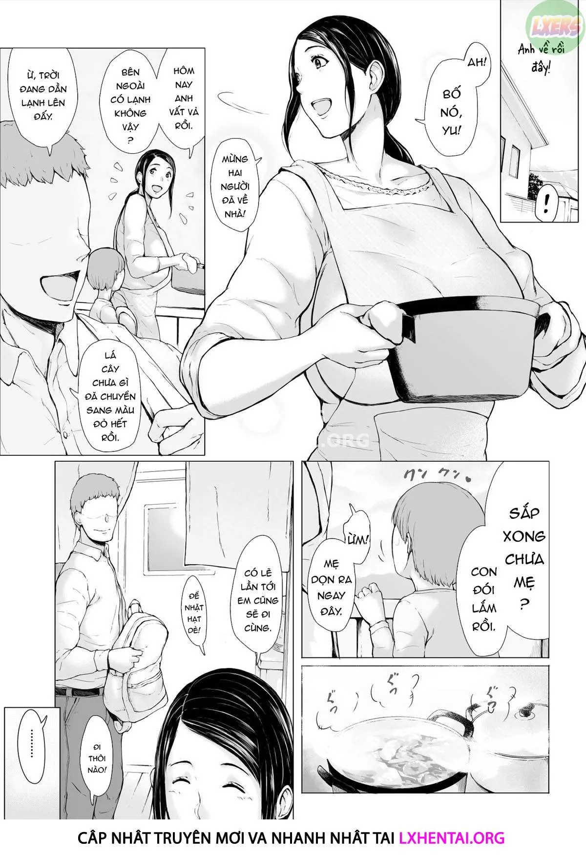 HentaiVN.net - Ảnh 5 - Hahagui Ottori Okaasan ga Toshishita Yarichin ni Nerawareru Toki - Chap 2A
