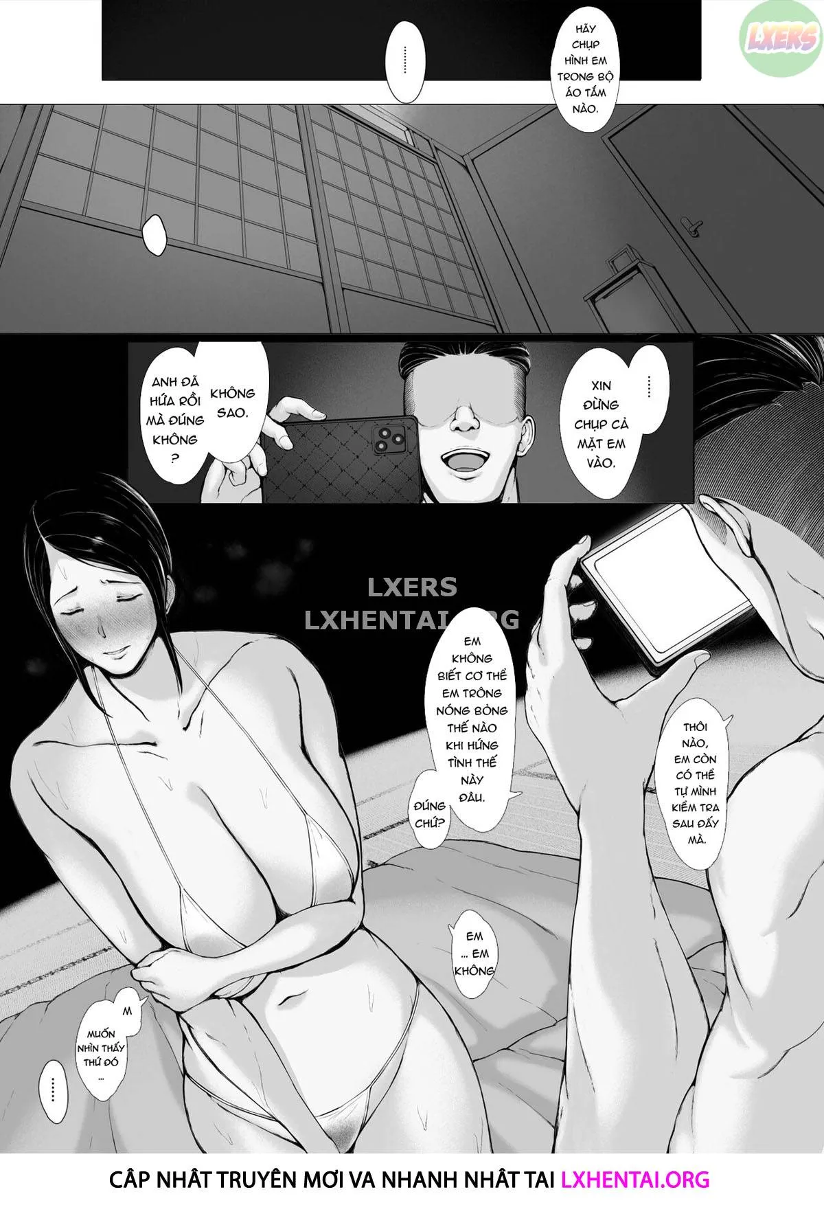 HentaiVN.net - Ảnh 23 - Hahagui Ottori Okaasan ga Toshishita Yarichin ni Nerawareru Toki - Chap 2B