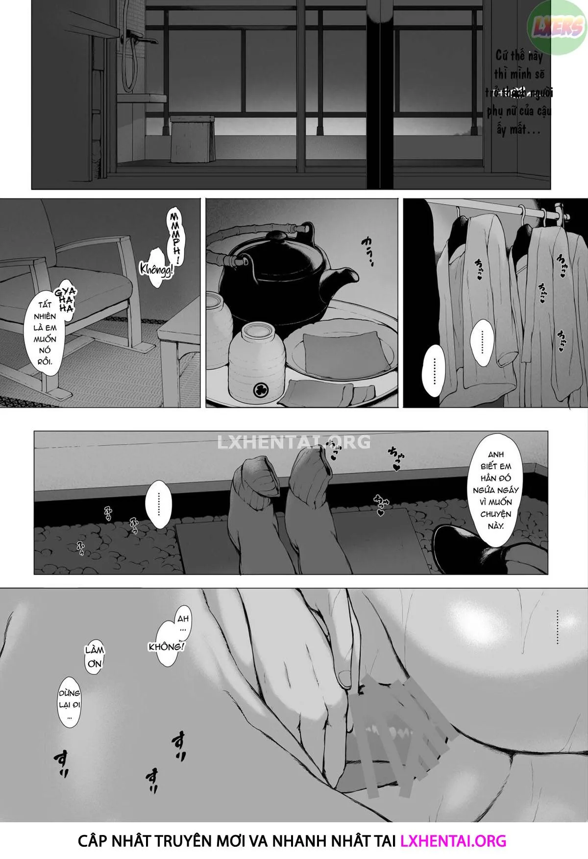 HentaiVN.net - Ảnh 38 - Hahagui Ottori Okaasan ga Toshishita Yarichin ni Nerawareru Toki - Chap 2B