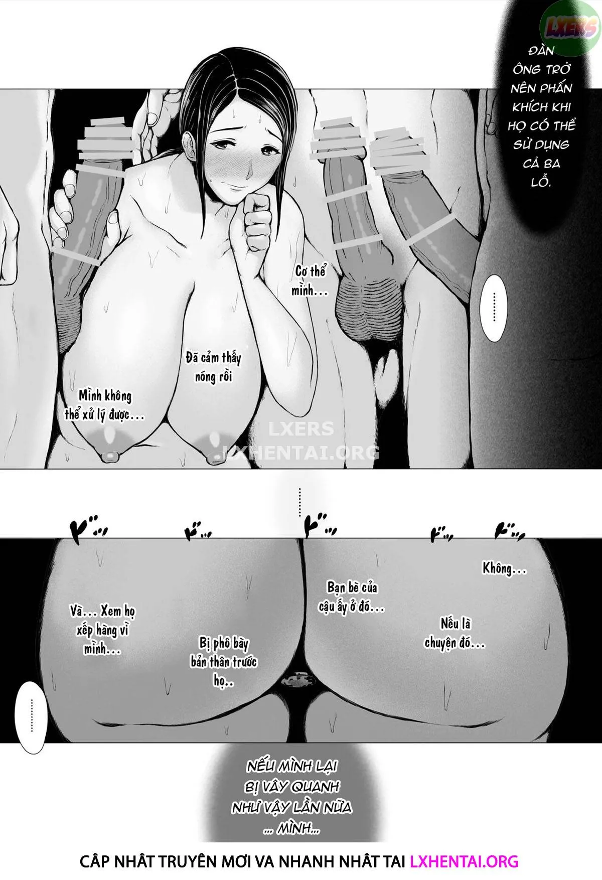 HentaiVN.net - Ảnh 79 - Hahagui Ottori Okaasan ga Toshishita Yarichin ni Nerawareru Toki - Chap 2B
