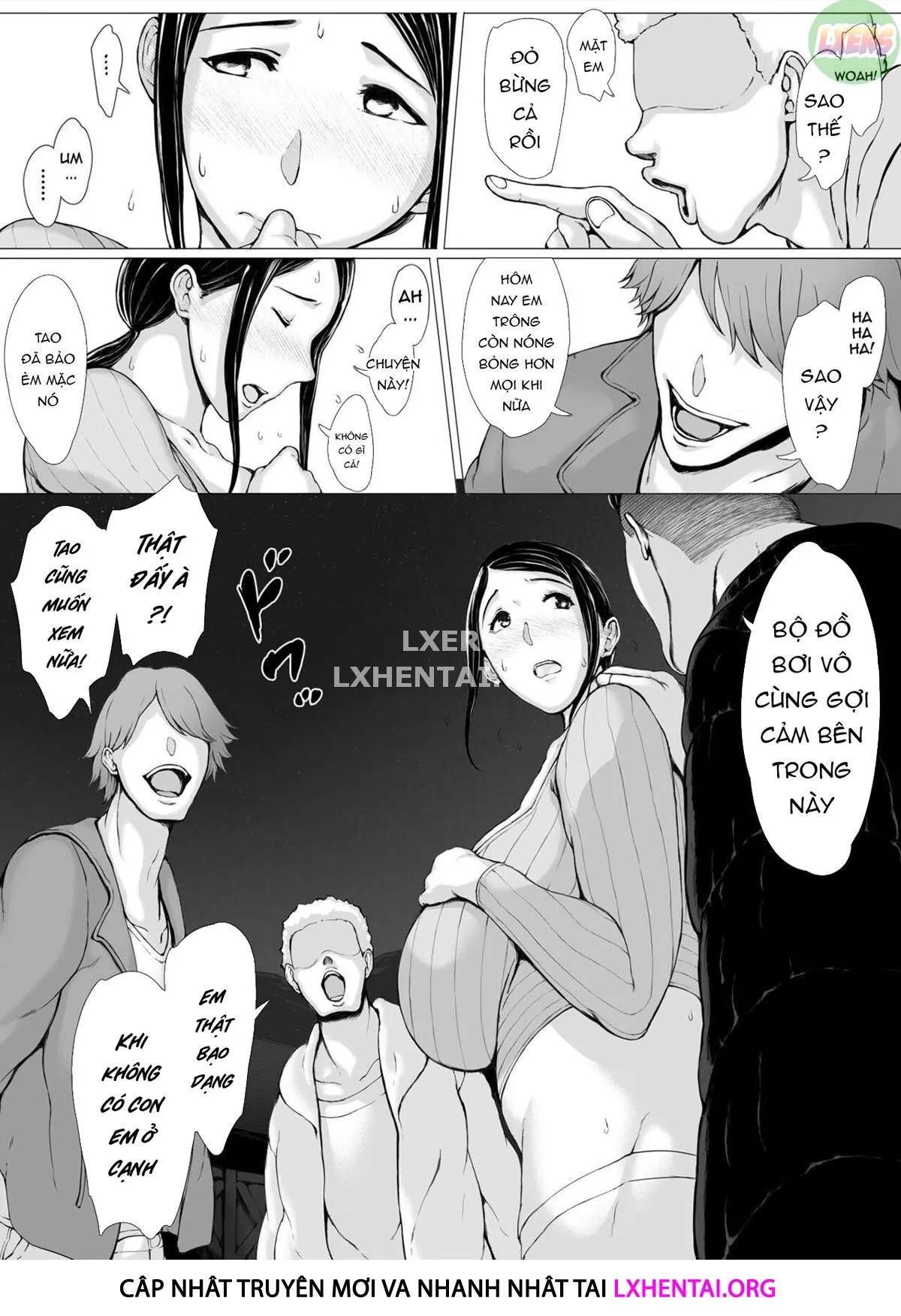 HentaiVN.net - Ảnh 11 - Hahagui Ottori Okaasan ga Toshishita Yarichin ni Nerawareru Toki - Chap 3A