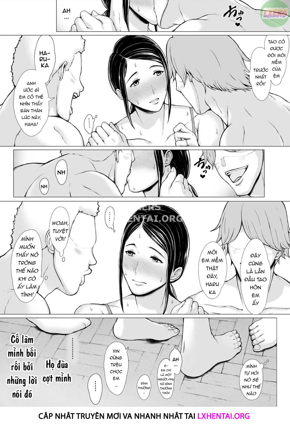 HentaiVN.net - Ảnh 23 - Hahagui Ottori Okaasan ga Toshishita Yarichin ni Nerawareru Toki - Chap 3A