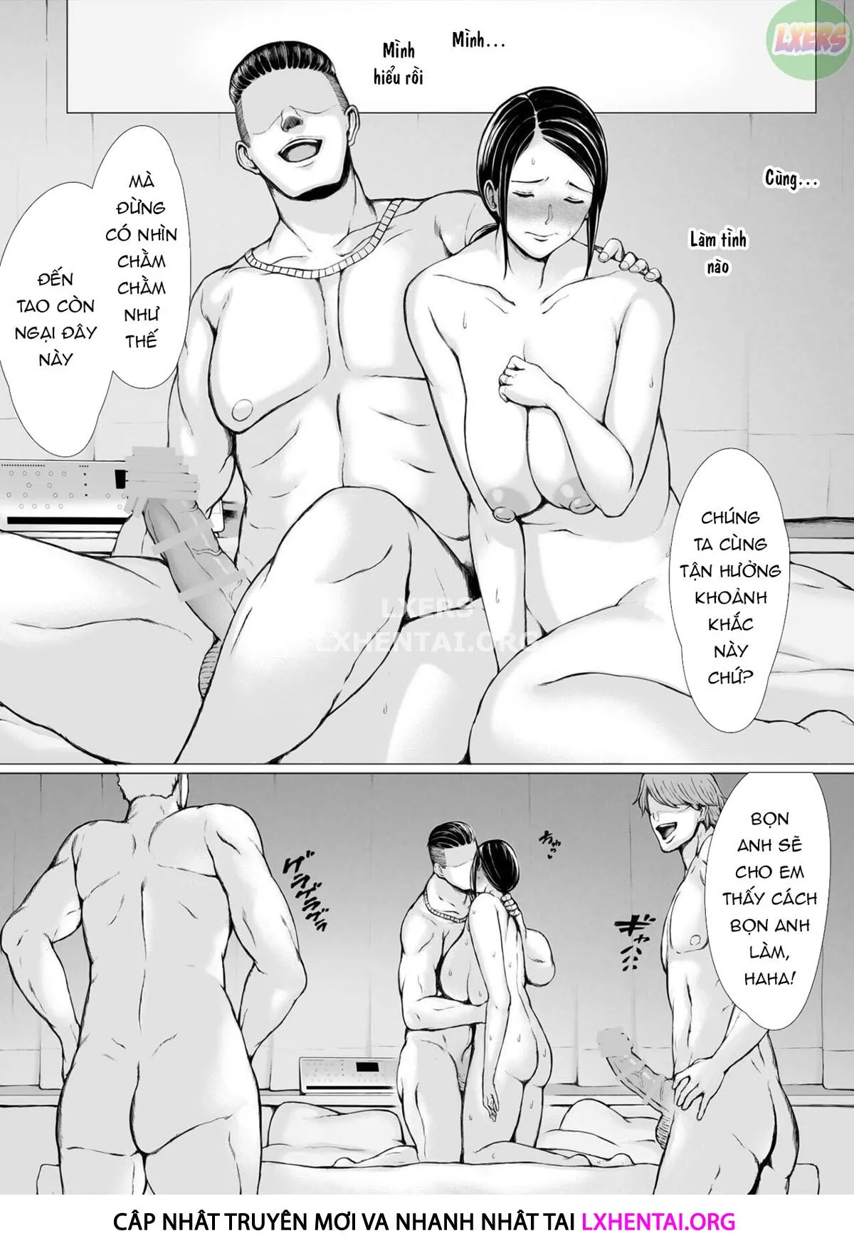 HentaiVN.net - Ảnh 40 - Hahagui Ottori Okaasan ga Toshishita Yarichin ni Nerawareru Toki - Chap 3A