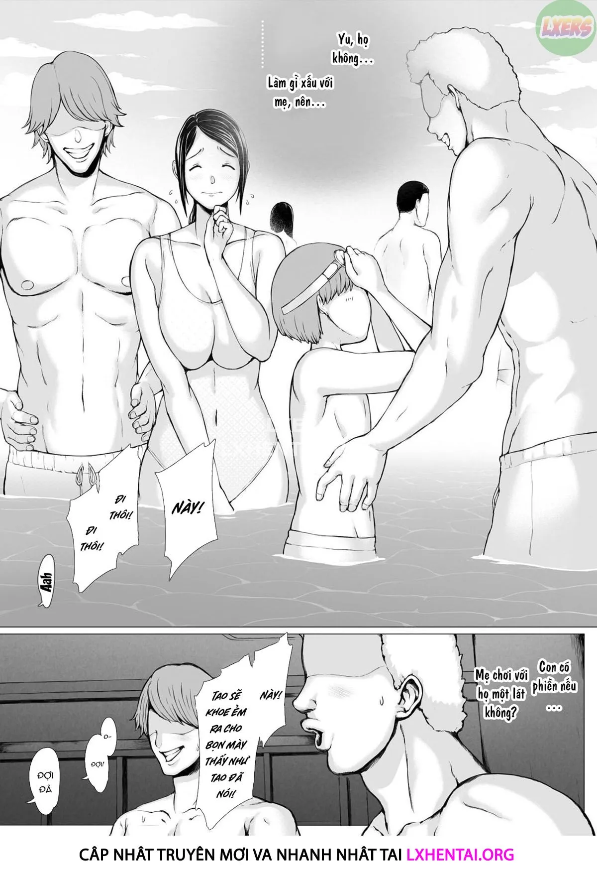 HentaiVN.net - Ảnh 45 - Hahagui Ottori Okaasan ga Toshishita Yarichin ni Nerawareru Toki - Chap 3A