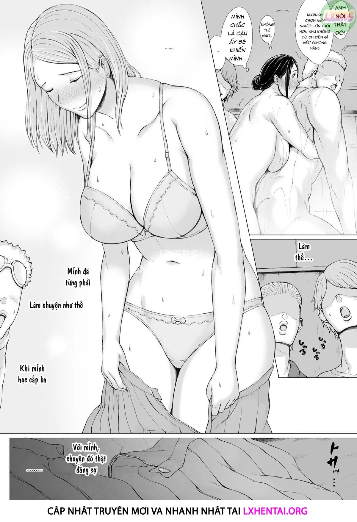 HentaiVN.net - Ảnh 28 - Hahagui Ottori Okaasan ga Toshishita Yarichin ni Nerawareru Toki - Chap 3B