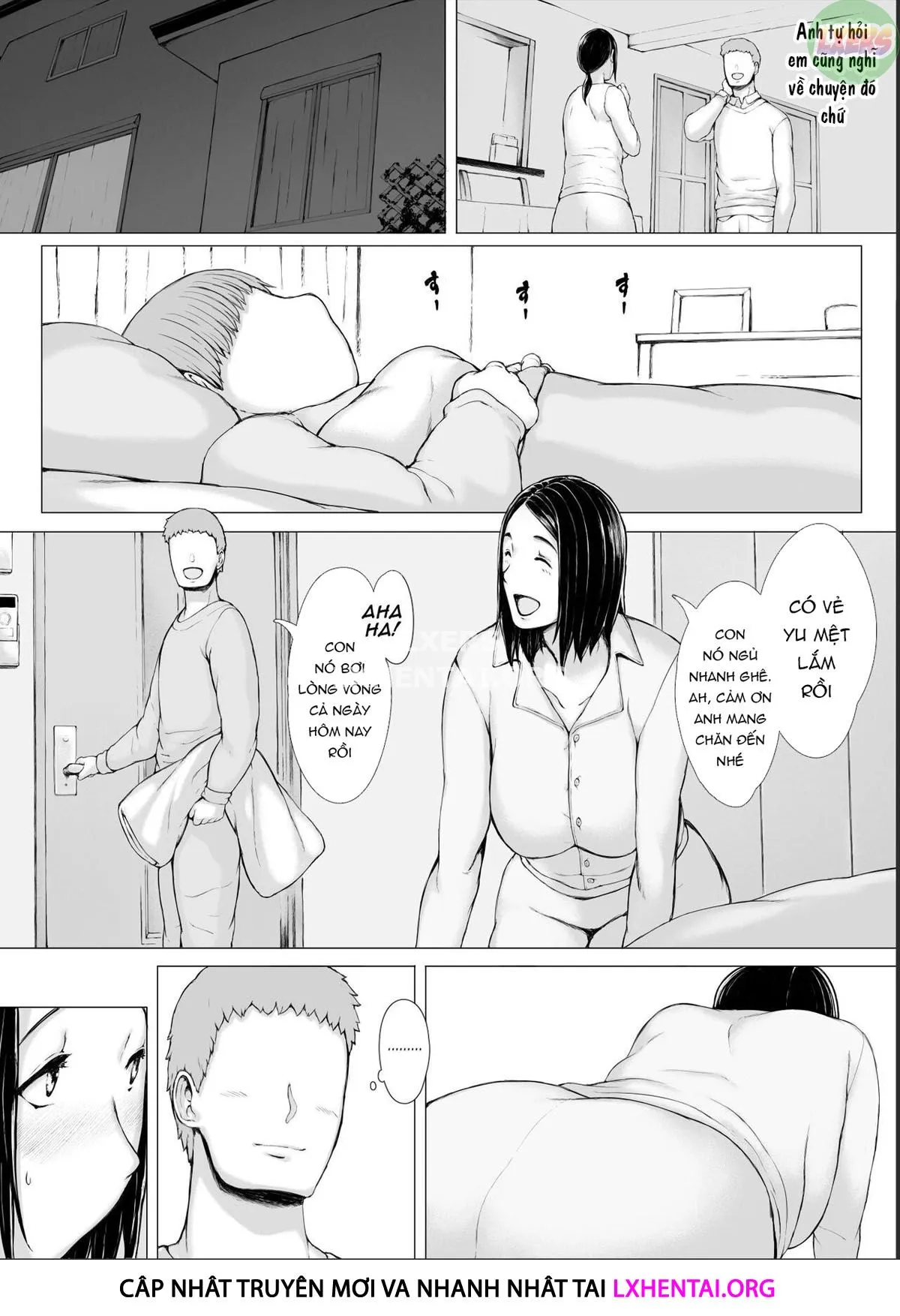 HentaiVN.net - Ảnh 22 - Hahagui Ottori Okaasan ga Toshishita Yarichin ni Nerawareru Toki - Chap 3C | END