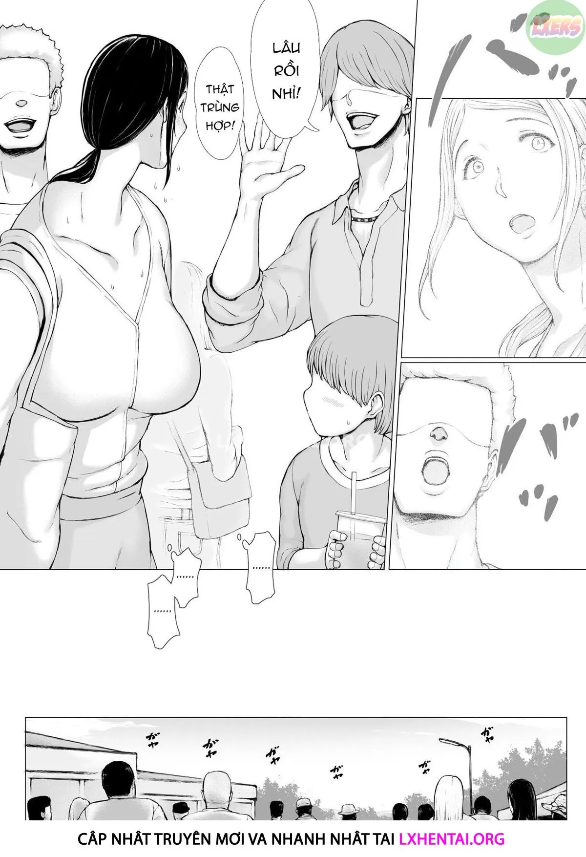 HentaiVN.net - Ảnh 34 - Hahagui Ottori Okaasan ga Toshishita Yarichin ni Nerawareru Toki - Chap 3C | END